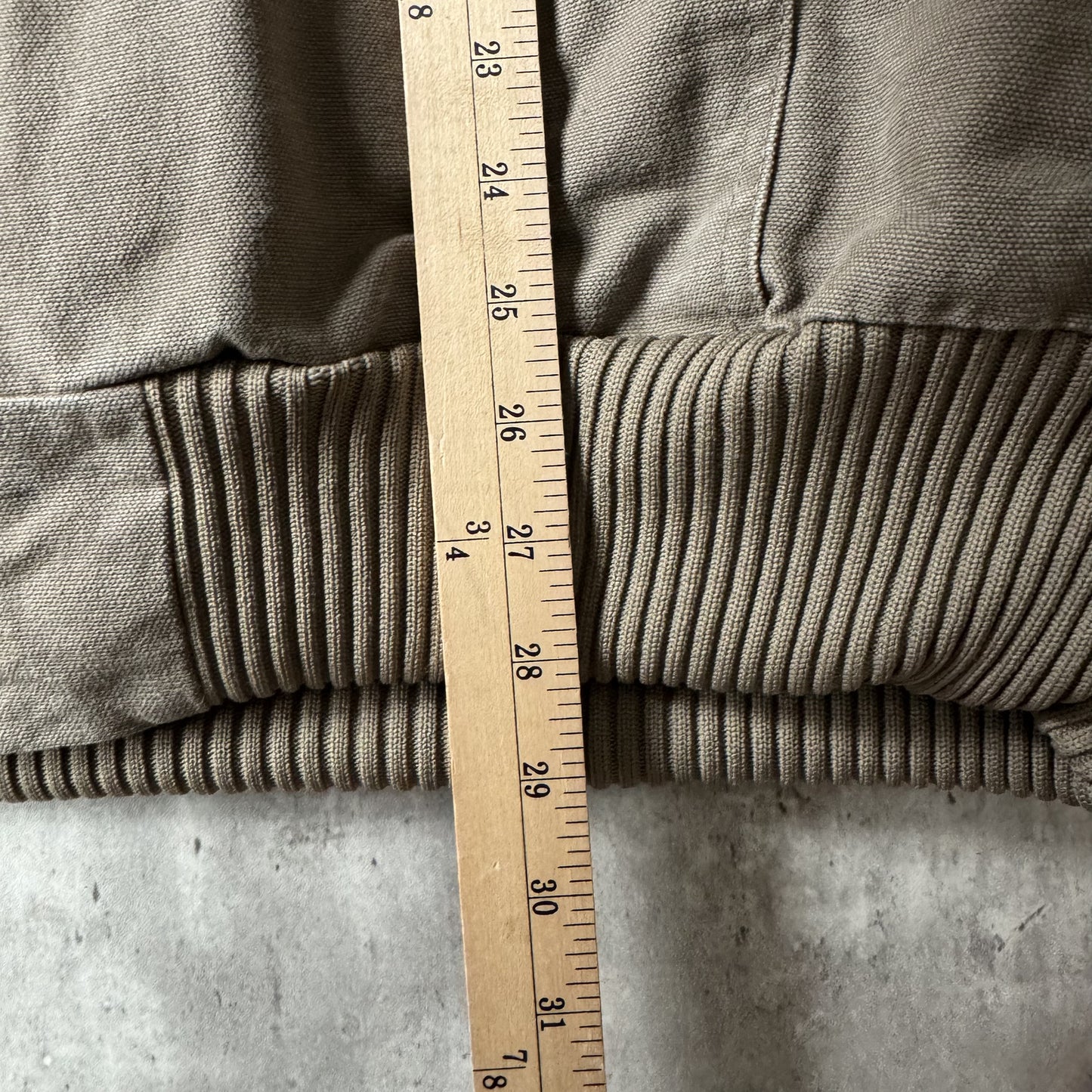 00s Carhartt Hooded Work Jacket Brown Quilted Lining - XL
