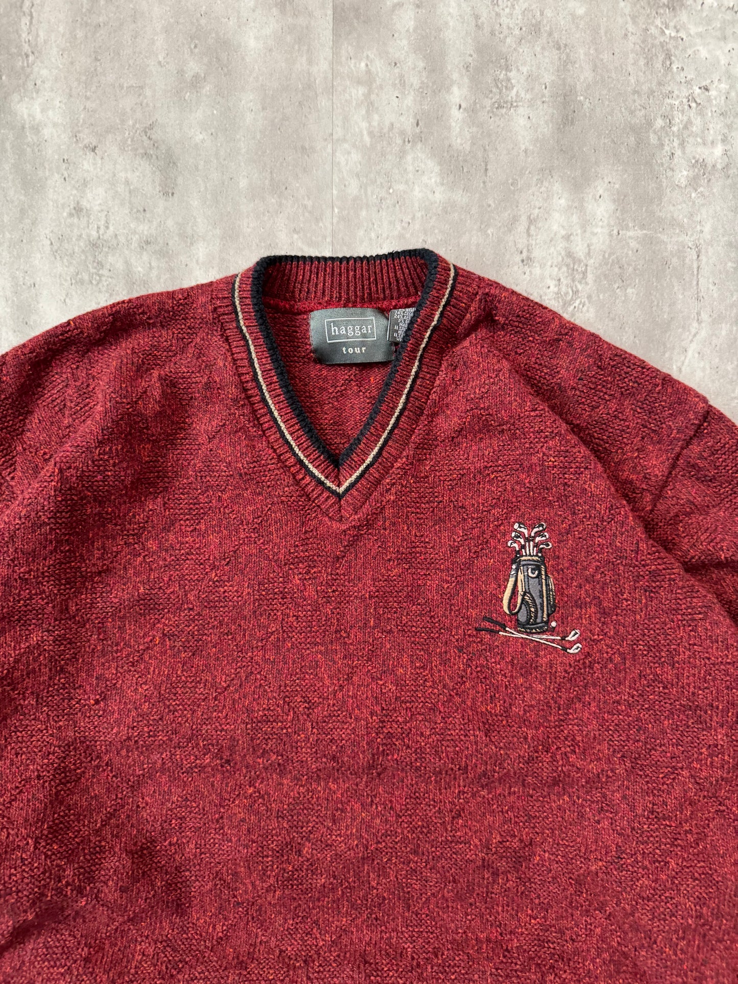 90's Golf Sweater - L