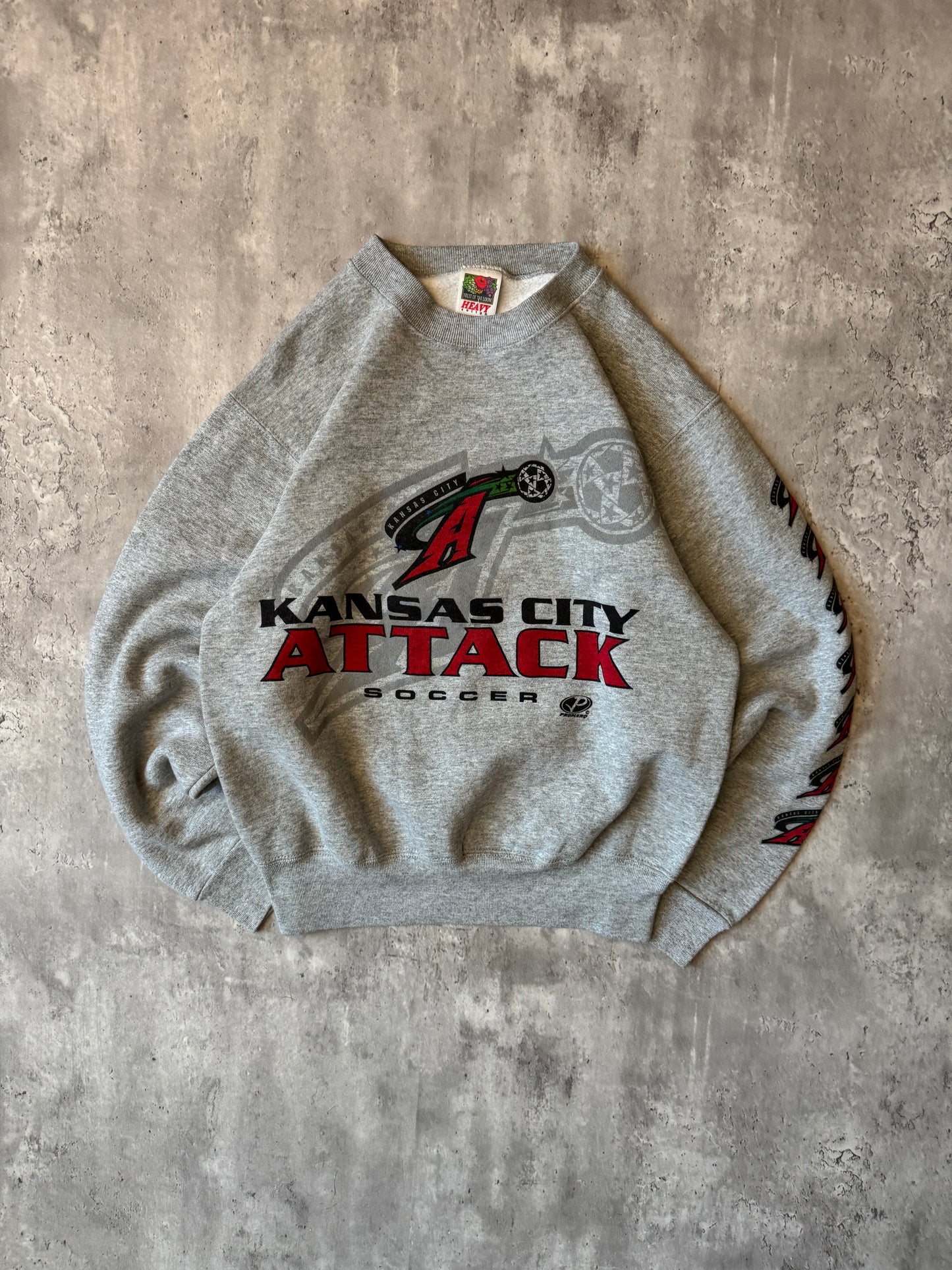 90's Kansas City Attack Soccer Sweatshirt - S