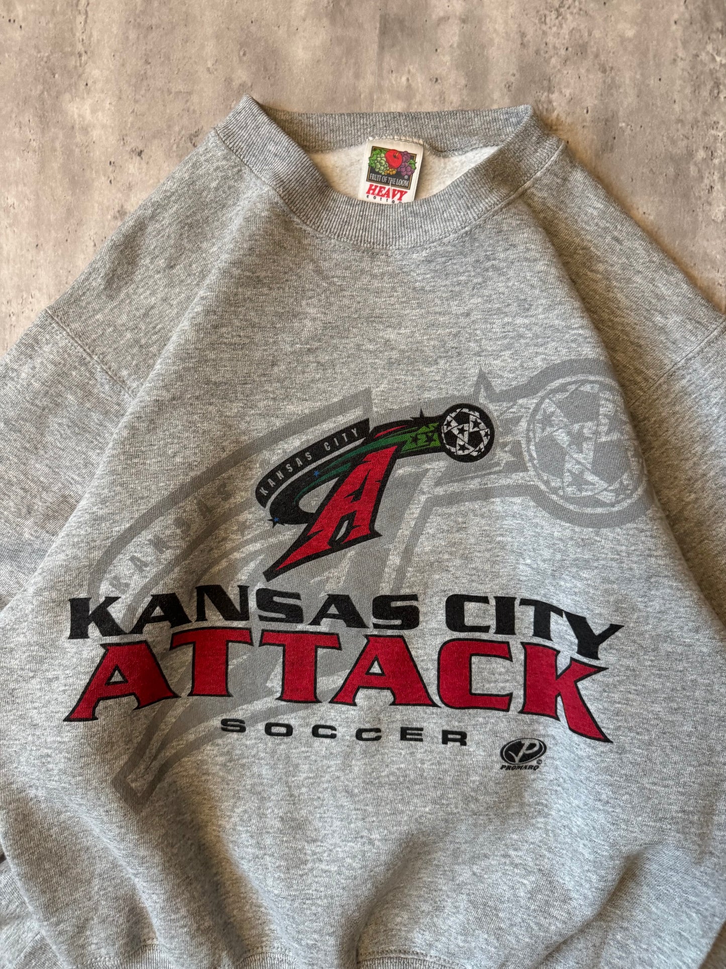 90's Kansas City Attack Soccer Sweatshirt - S