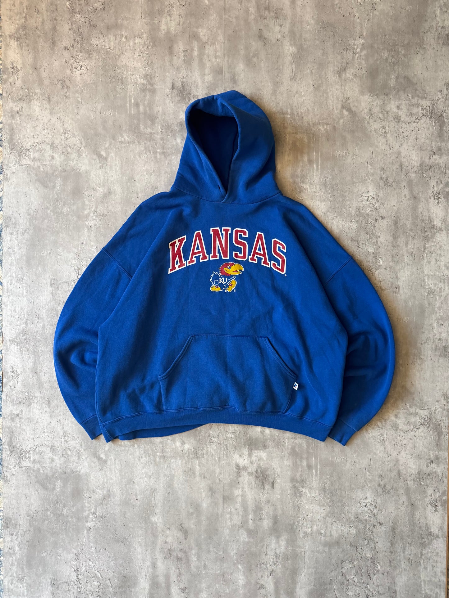 2000's Blue Kansas Russell Hoodie - XXL