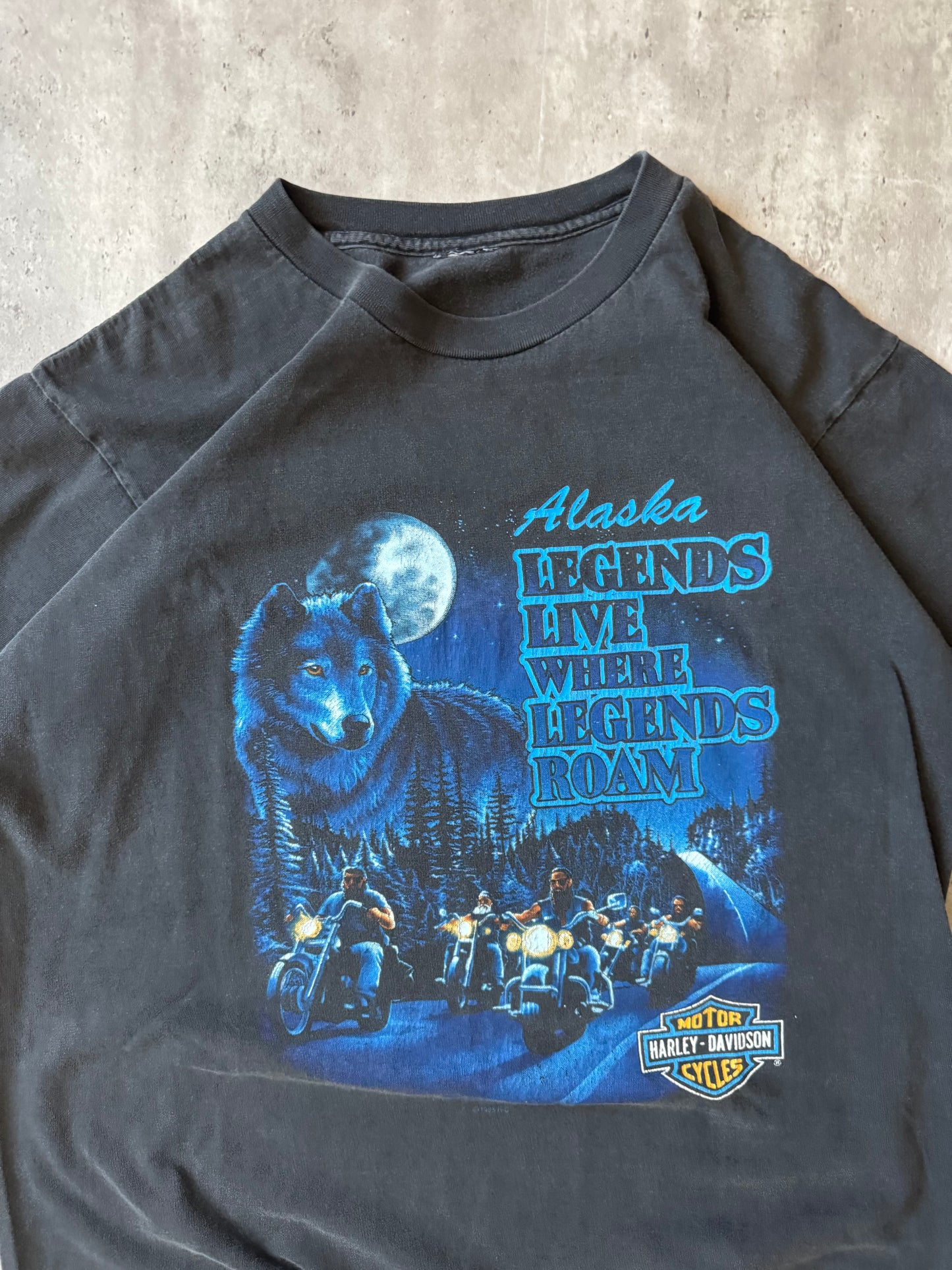 90's Harley T-shirt - M/L