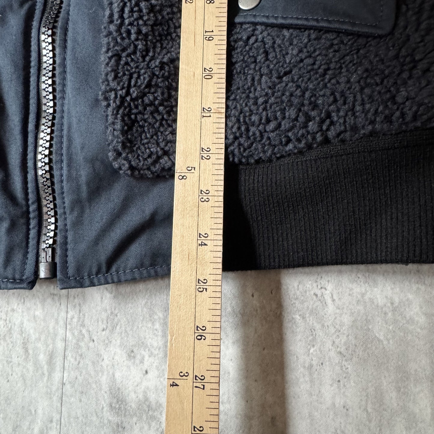 Coach Men's Black Sherpa Bomber Jacket 44