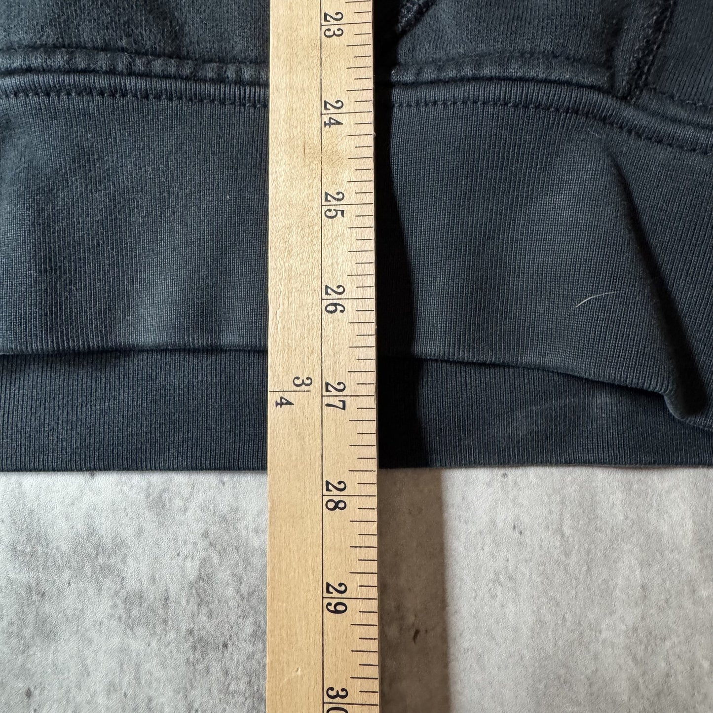 Polo by Ralph Lauren Black Zip-Up Thermal Hoodie XL