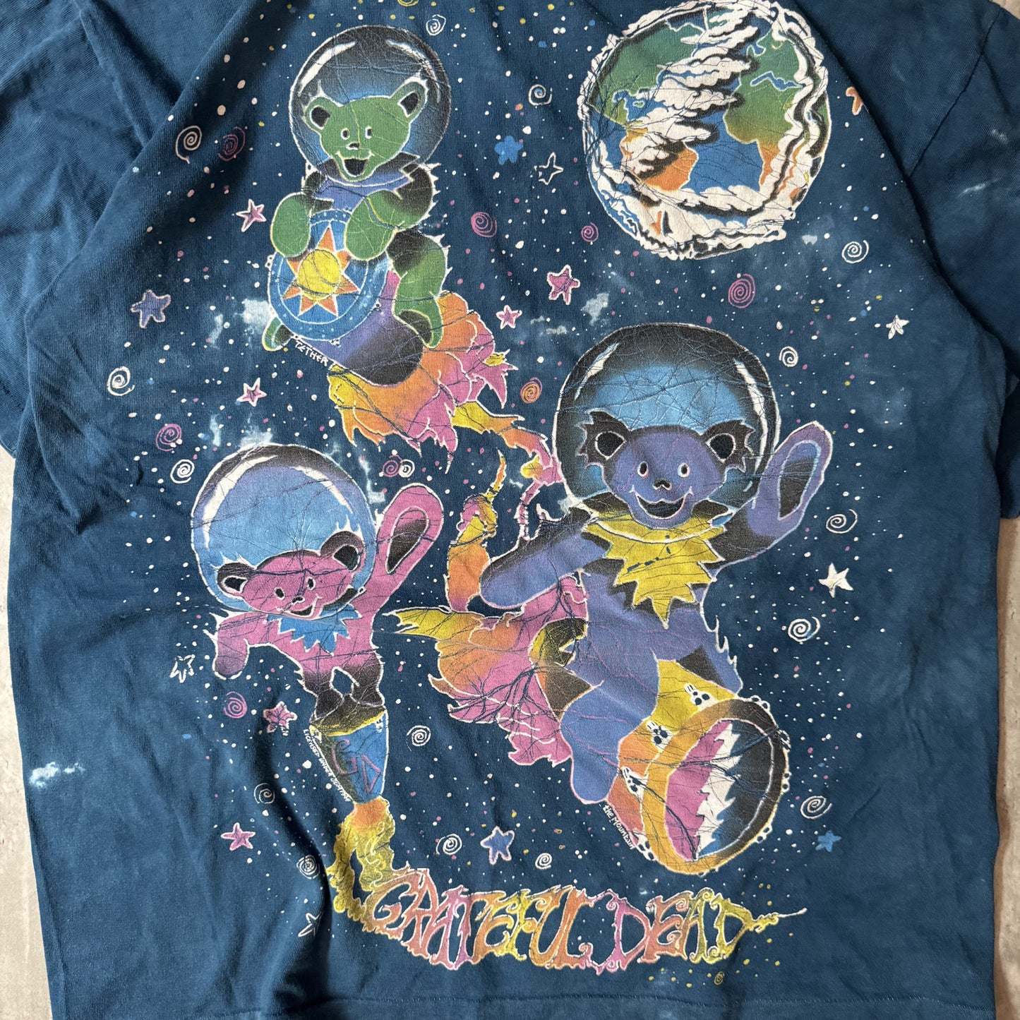 Vintage 90s Grateful Dead Space Bears Graphic T-Shirt - L