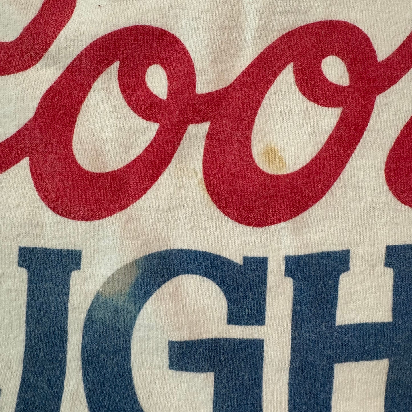 Vintage 1990's Coors Light T-shirt - L