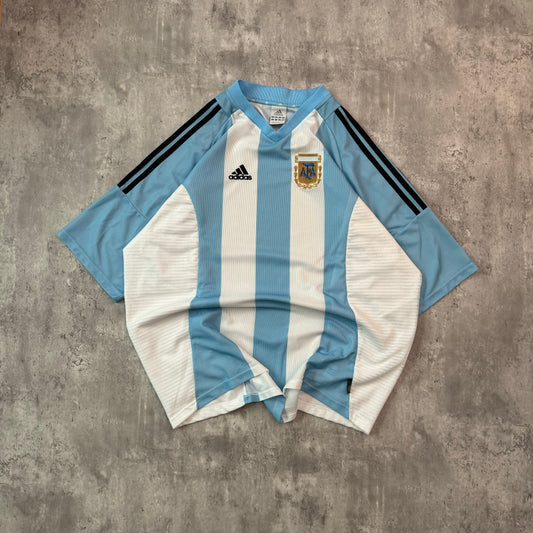 2002-2004 Adidas Argentina Soccer Jersey - XXL