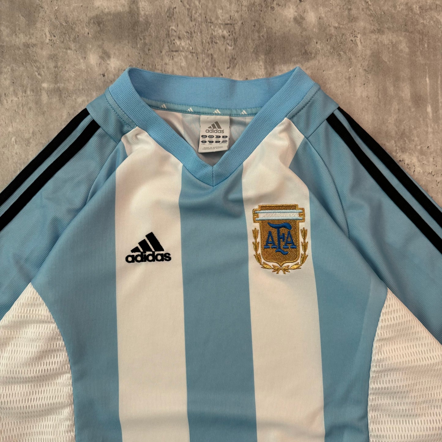 2002-2004 Adidas Argentina Soccer Jersey - XXL