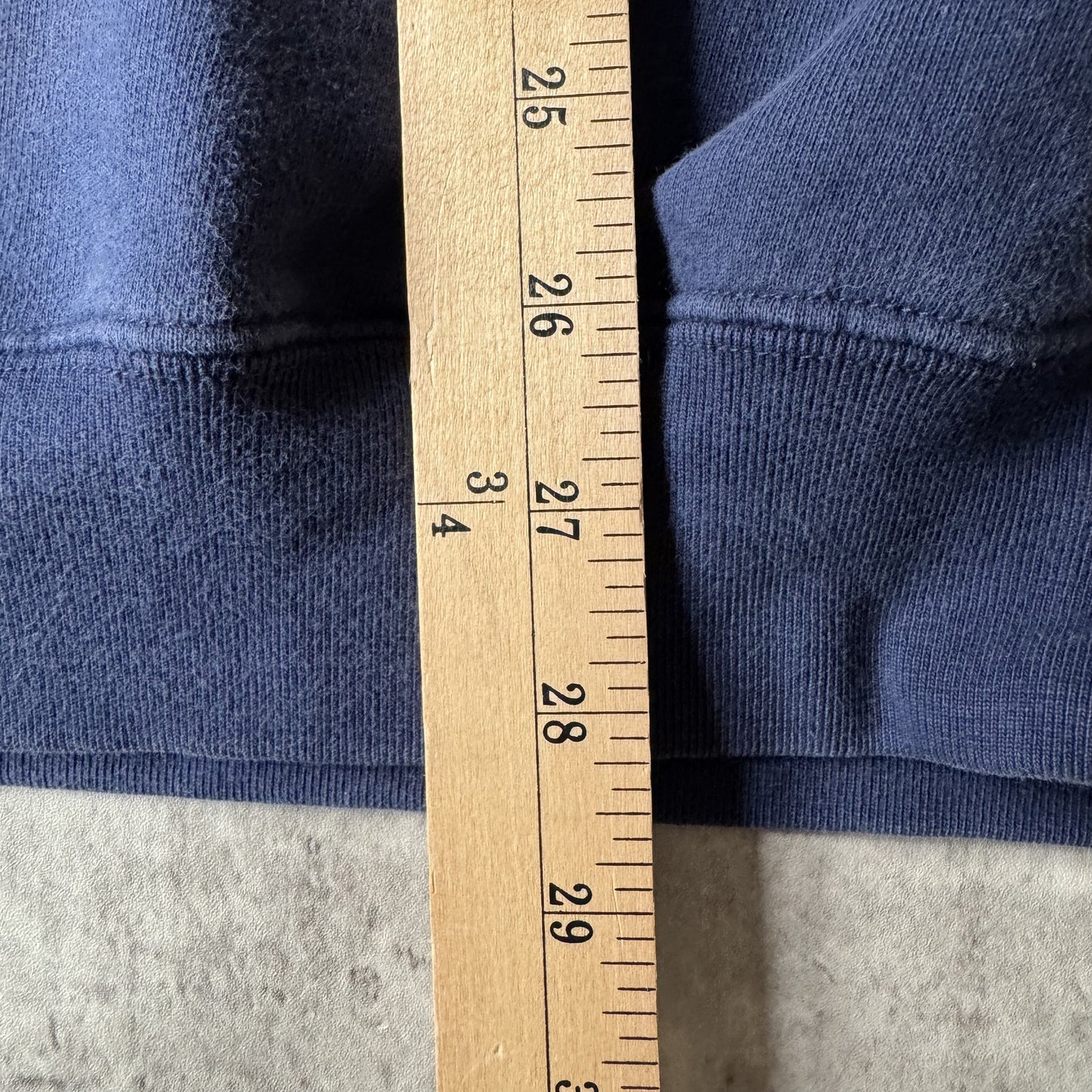 90s Adidas Navy Blue Crewneck Sweatshirt with Stripes - L