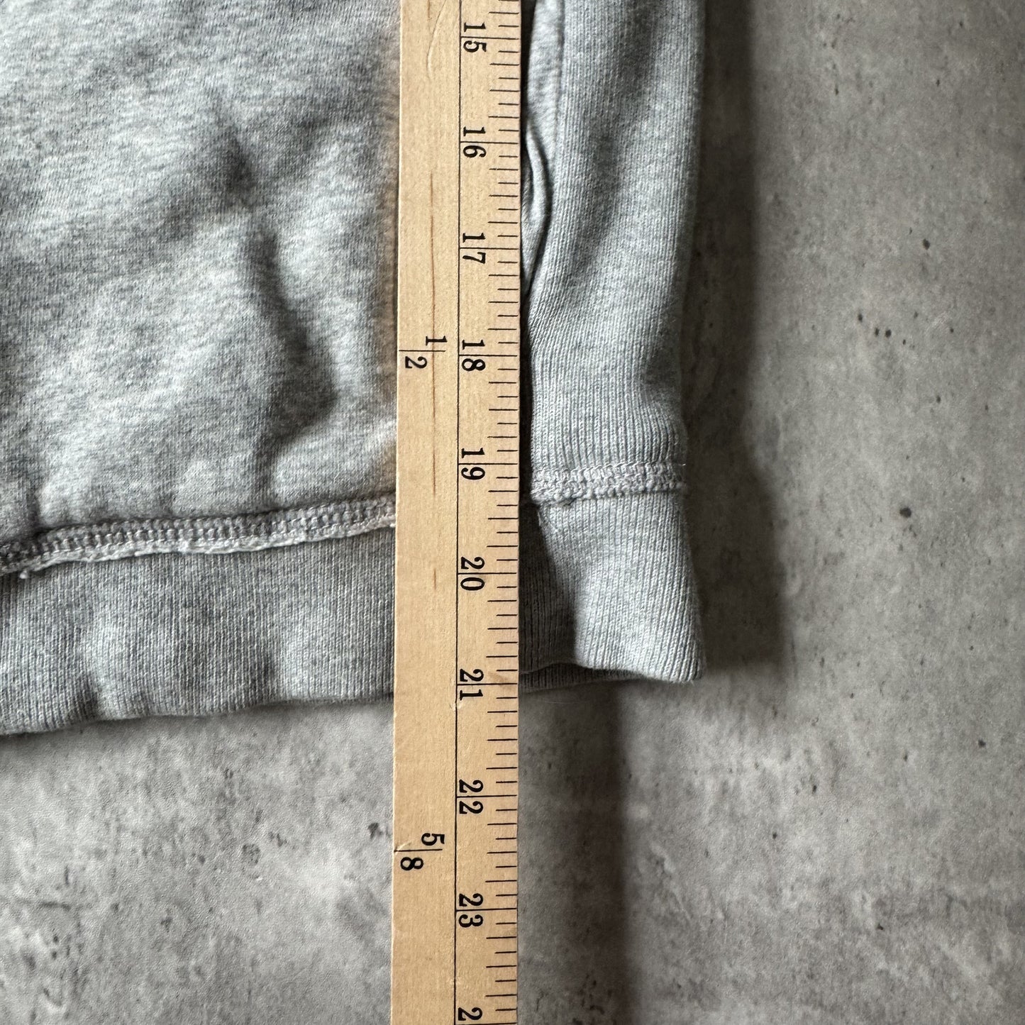 Aeropostale Gray Sherpa Lined Zip-Up Hoodie - S