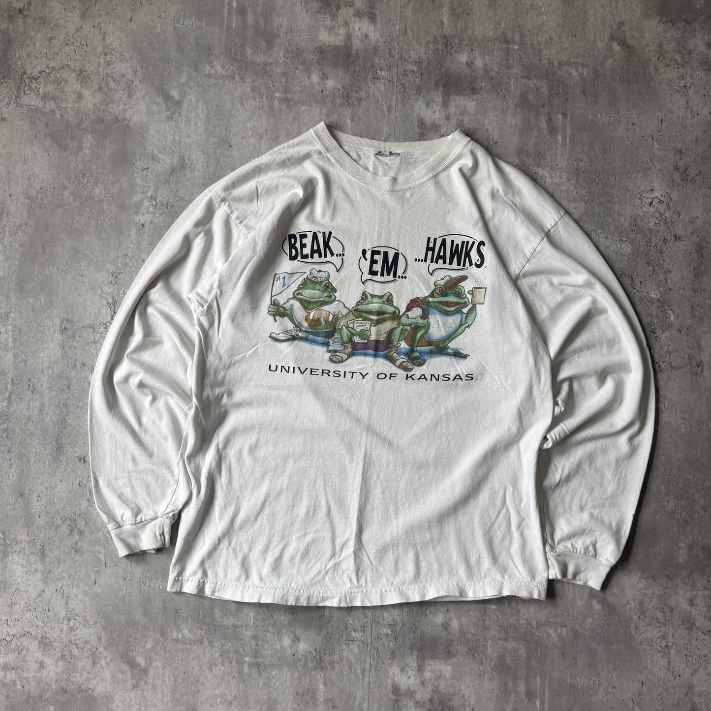 90s Vintage Kansas Budweiser Parody Longsleeve - L