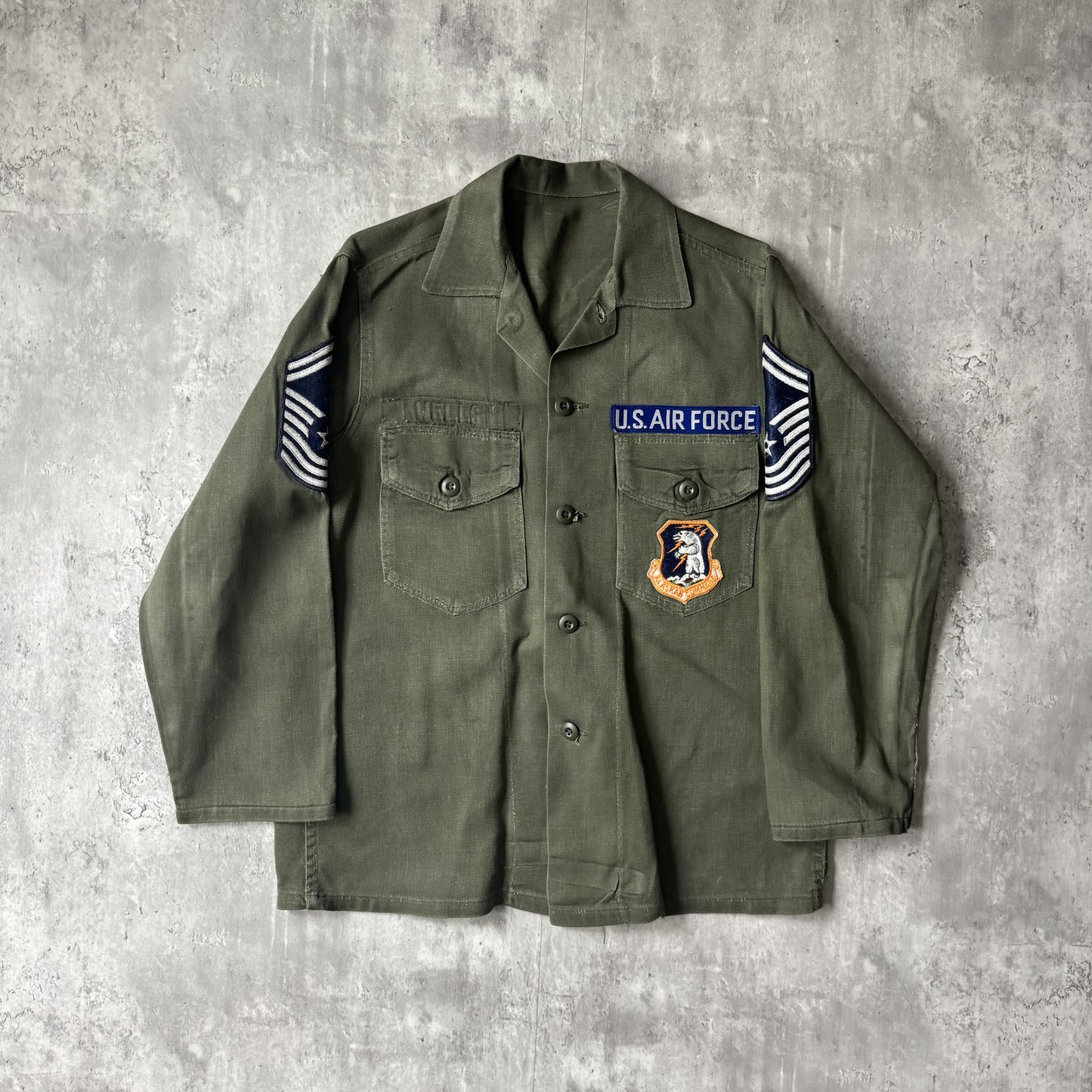 60s/70s U.S. Air Force Military OG107 Alaskan Command - L