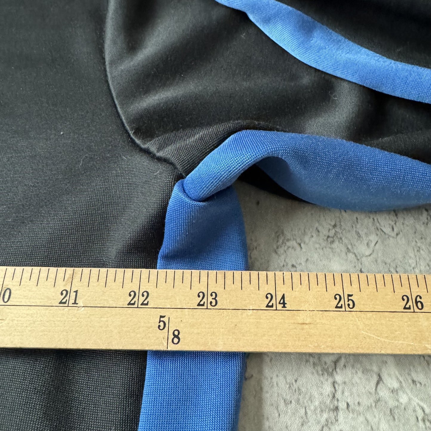 90s Vintage Nike Black and Blue Track Jacket - XL