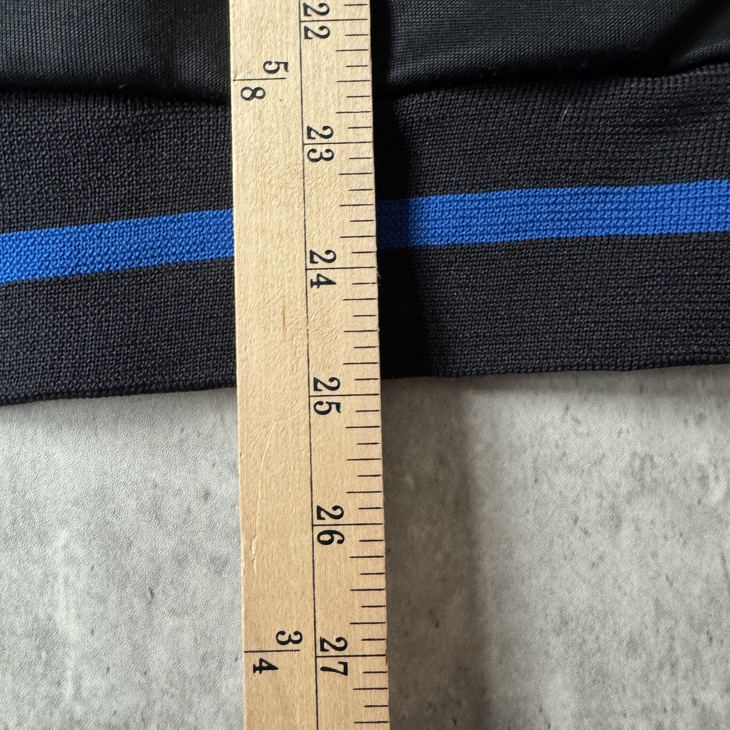 90s Vintage Nike Black and Blue Track Jacket - XL