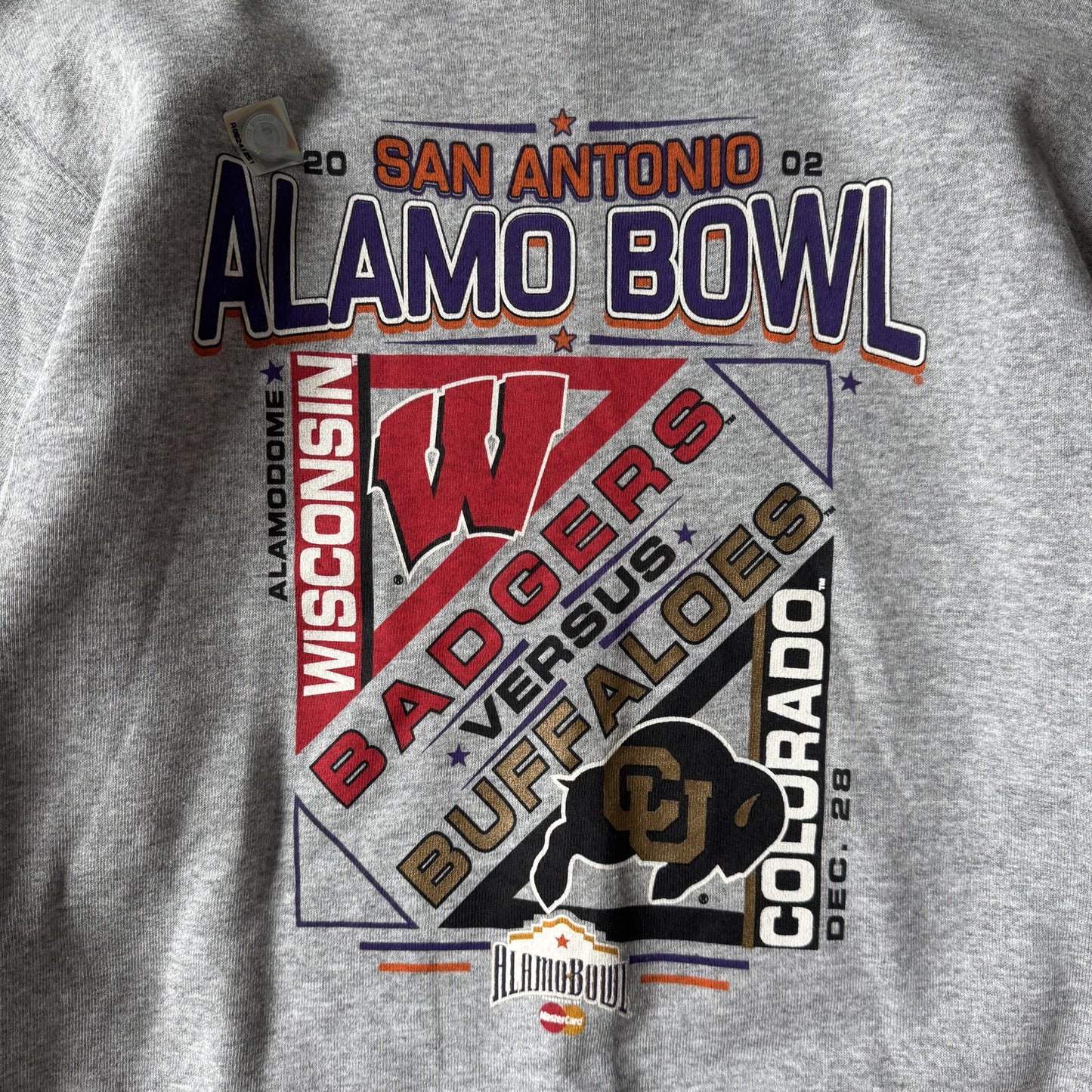 2002 Alamo Bowl Wisconsin vs Buffaloes Sweatshirt -  M