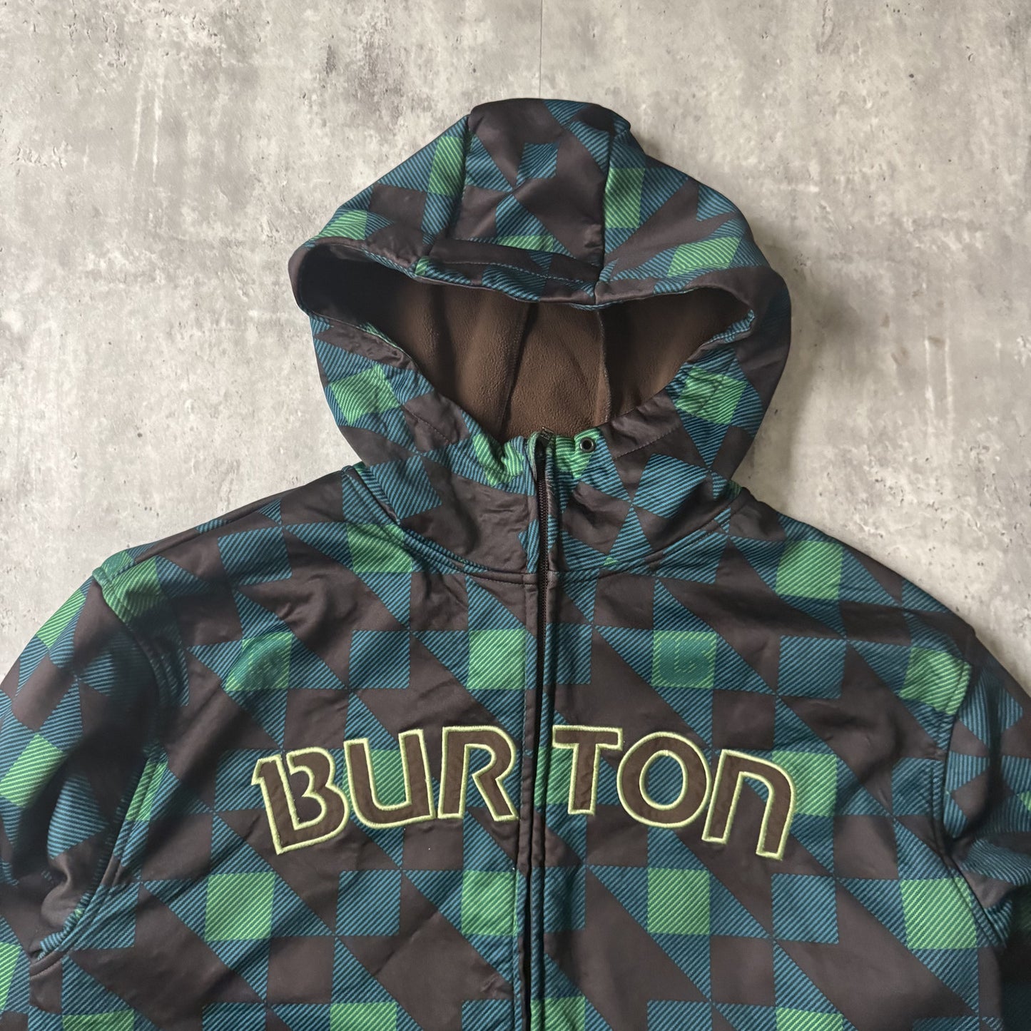 00s Burton Snowboards Men's Full Zip Hoodie - XL