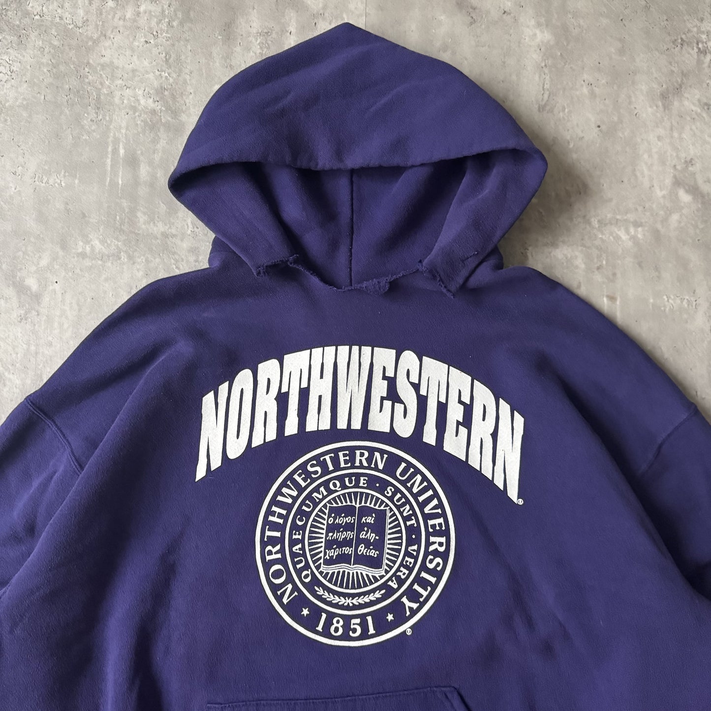 90s Russell Athletic Northwestern University Hoodie - XXL