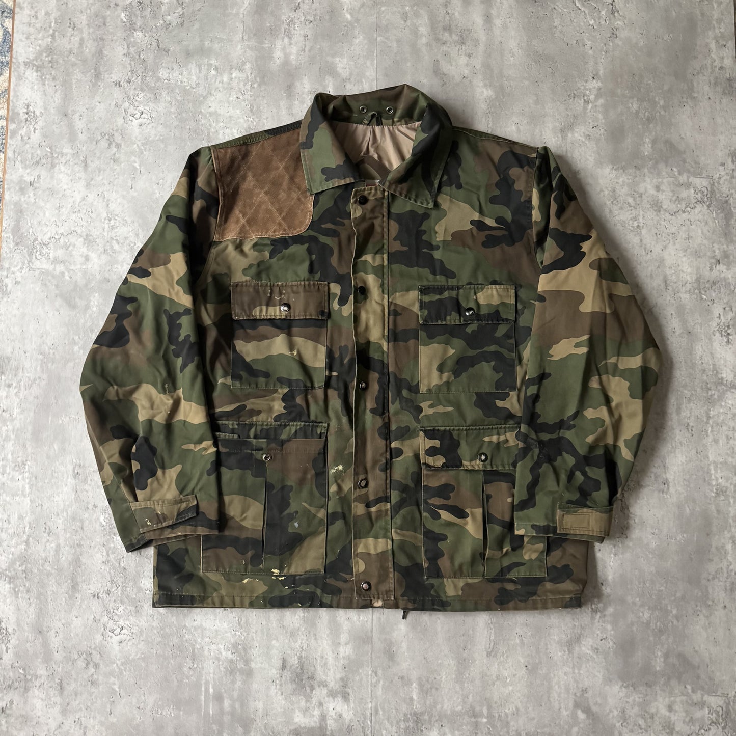 80s/90s Vintage Winchester Camouflage Hunting Jacket - L