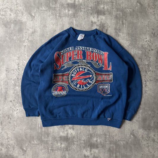 Vintage 1990 Buffalo Bills Super Bowl XXV Sweatshirt - L
