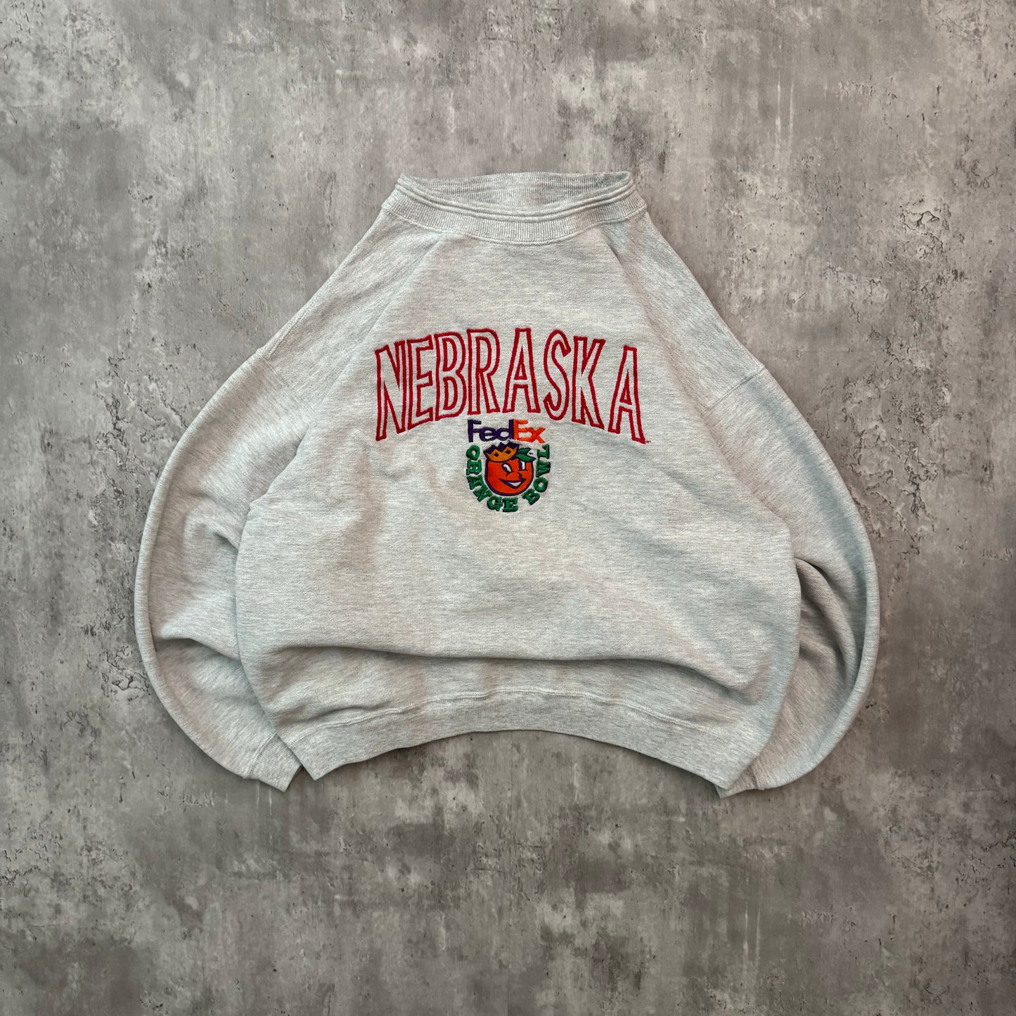 Vintage 90's Nebraska Huskers Orange Bowl Crewneck Sweatshirt - L