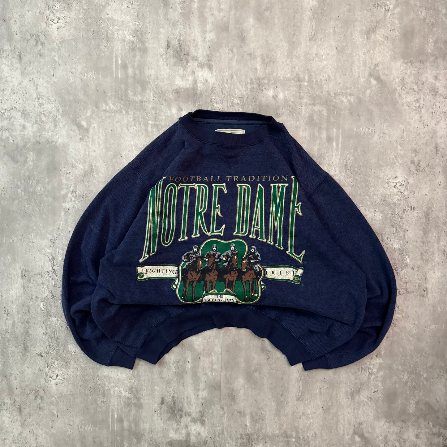 Vintage 90's Notre Dame Four Horseman - L