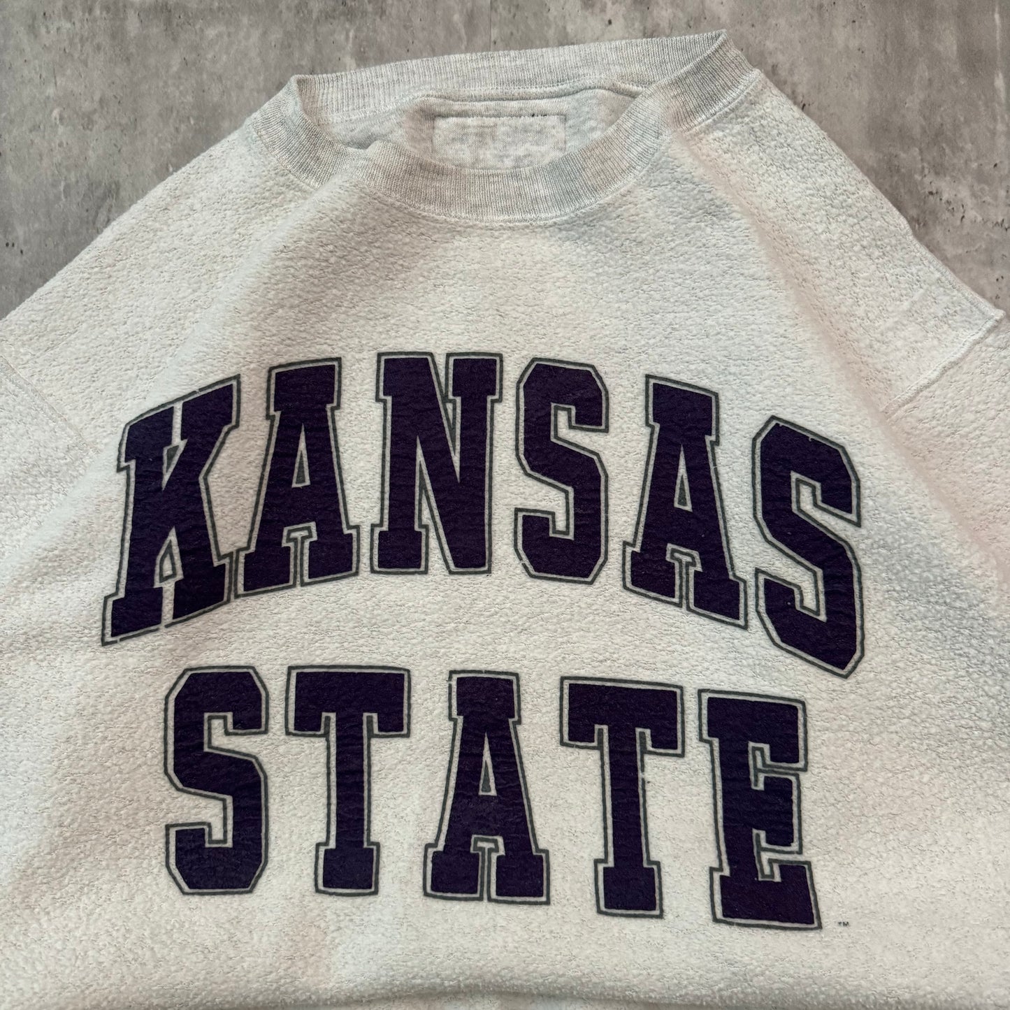 Vintage 90's Kansas State Jansport Inside Out Crewneck Sweatshirt - L