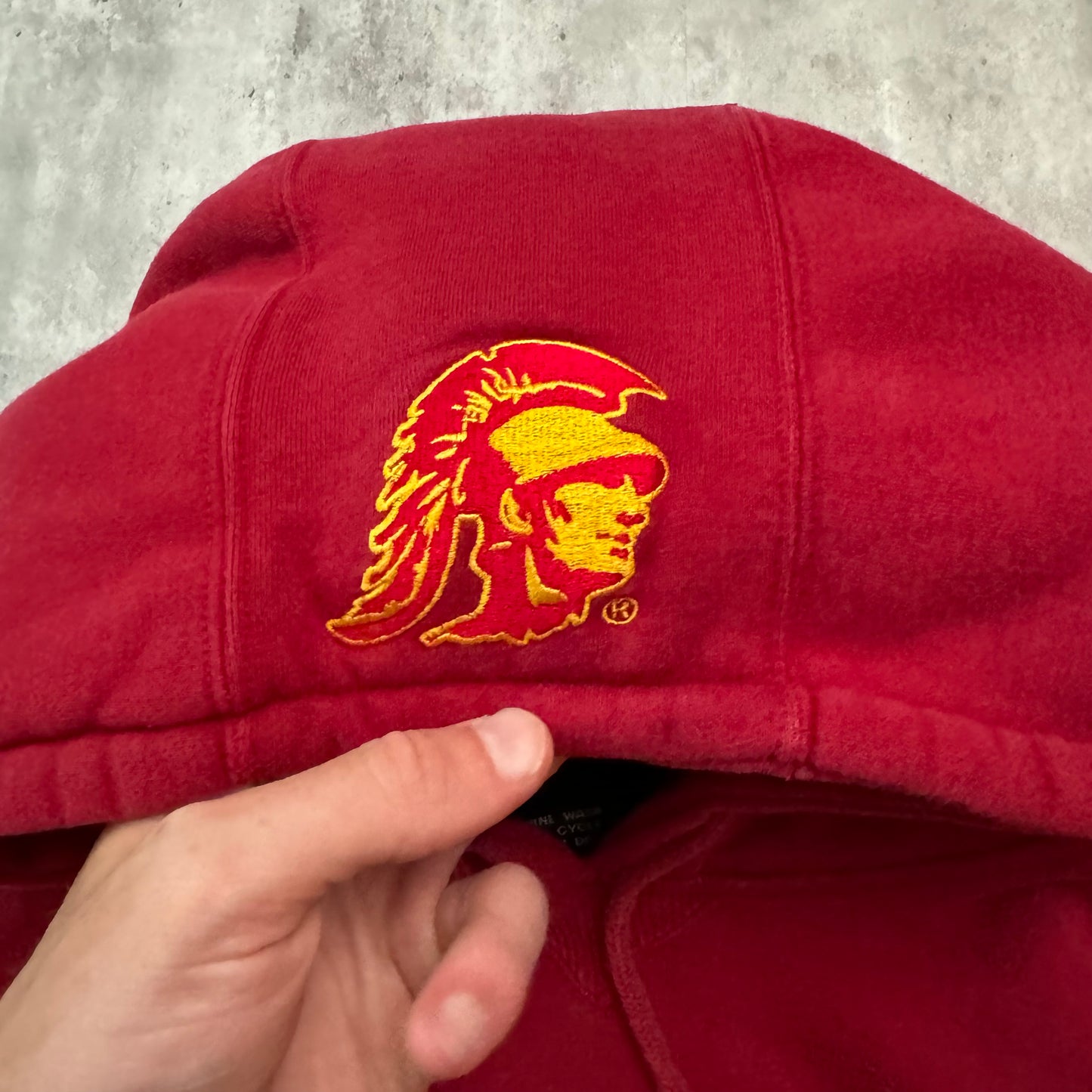 Vintage 90's USC Trojans Hoodie - XL