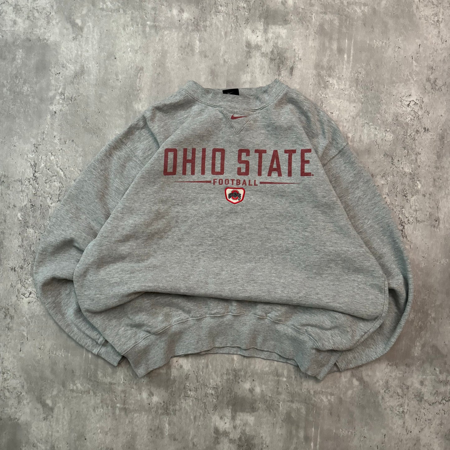 Vintage Y2K Ohio State Nike Center Swoosh Crewneck Sweatshirt - L