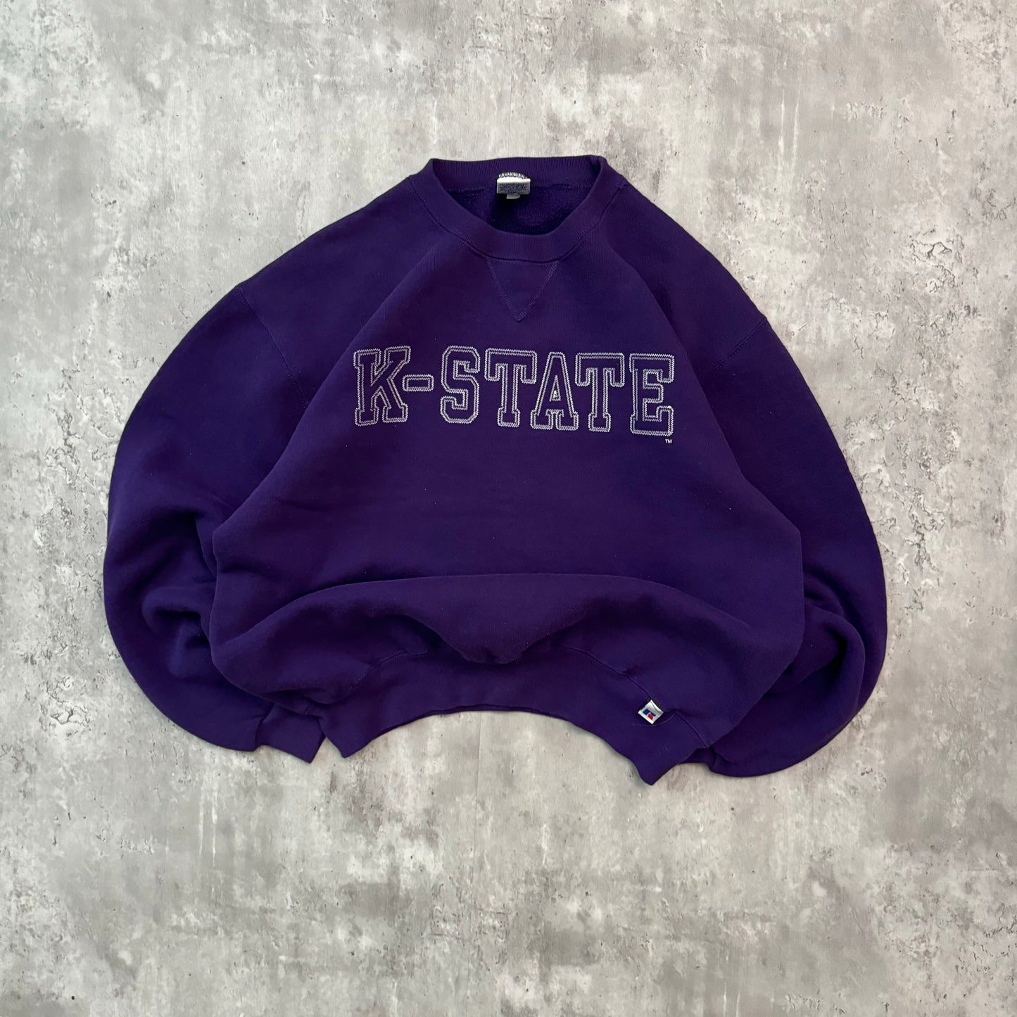 Vintage 90's Kansas State Russell Crewneck Sweatshirt - M