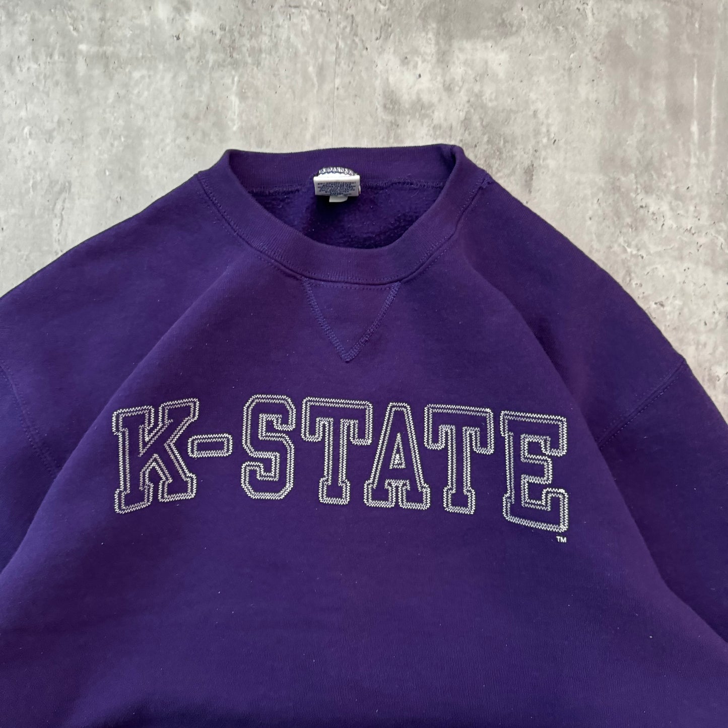 Vintage 90's Kansas State Russell Crewneck Sweatshirt - M