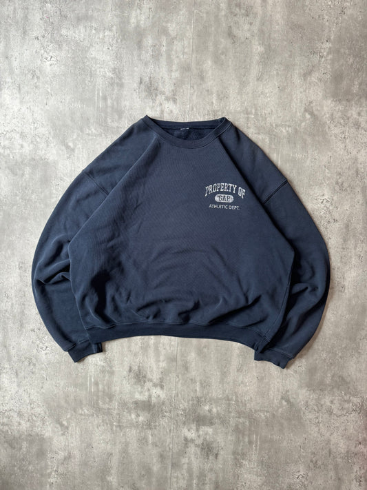 Vintage 90's Gap Athletic Department Crewneck Sweatshirt - L/XL