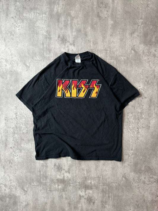 Vintage 2001 Kiss Spellout T-shirt - XL