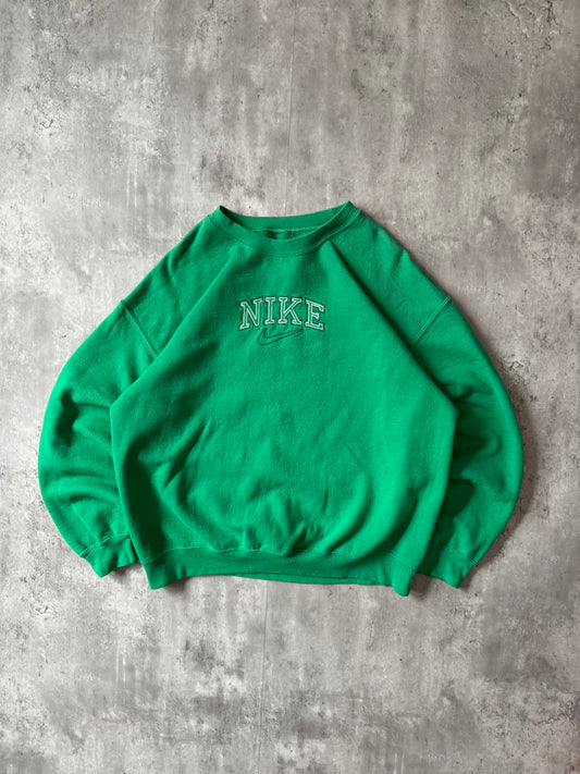 Vintage Y2K Nike Spellout Crewneck Sweatshirt - L