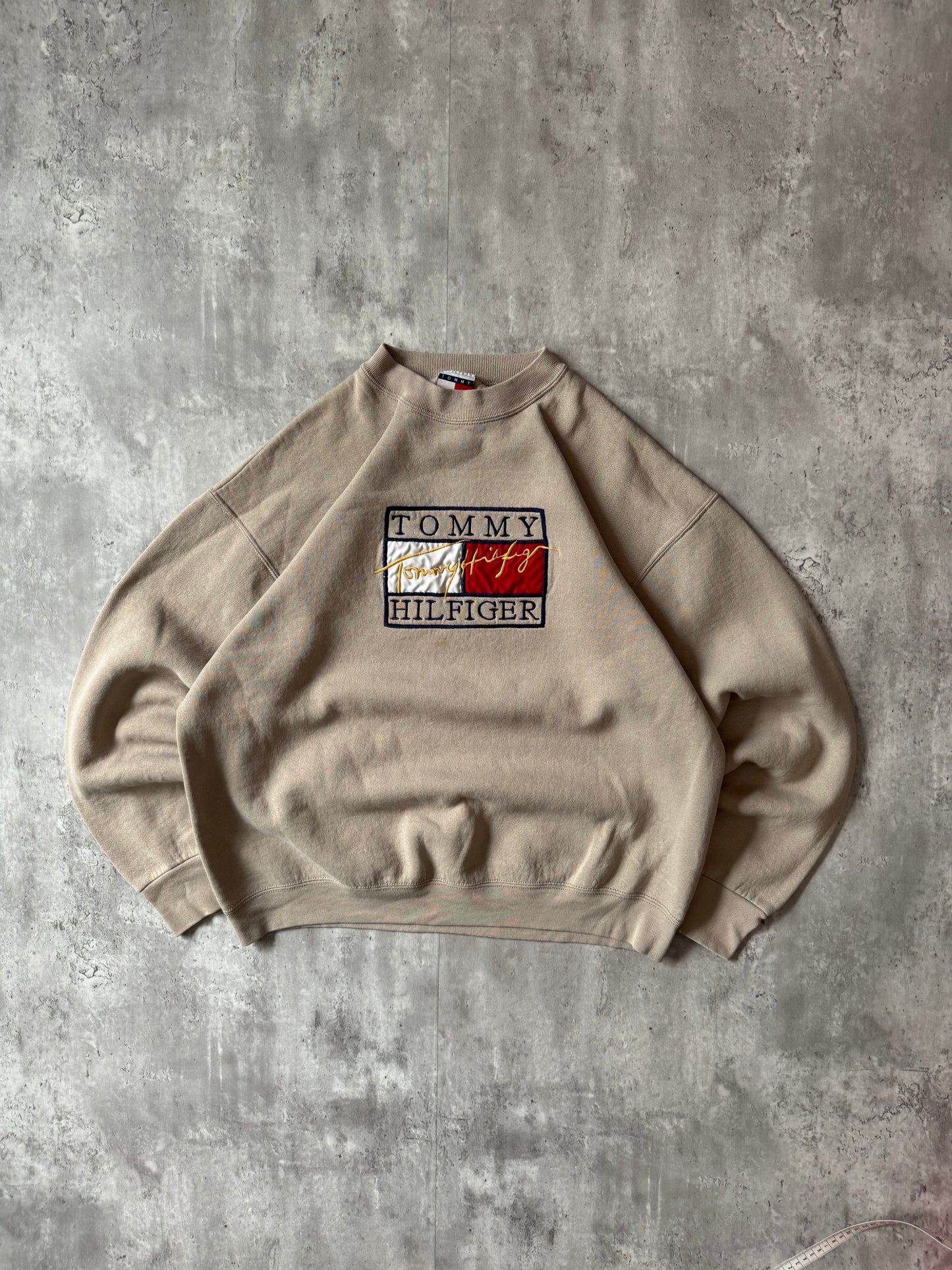 Vintage 90's Tommy Hilfiger Crewneck Sweatshirt - XL