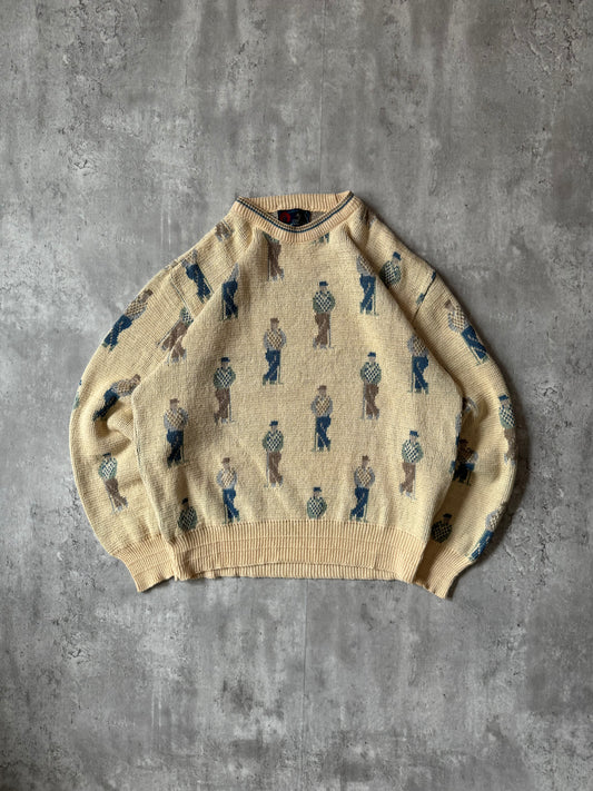 Vintage 90's Golf Sweater - L