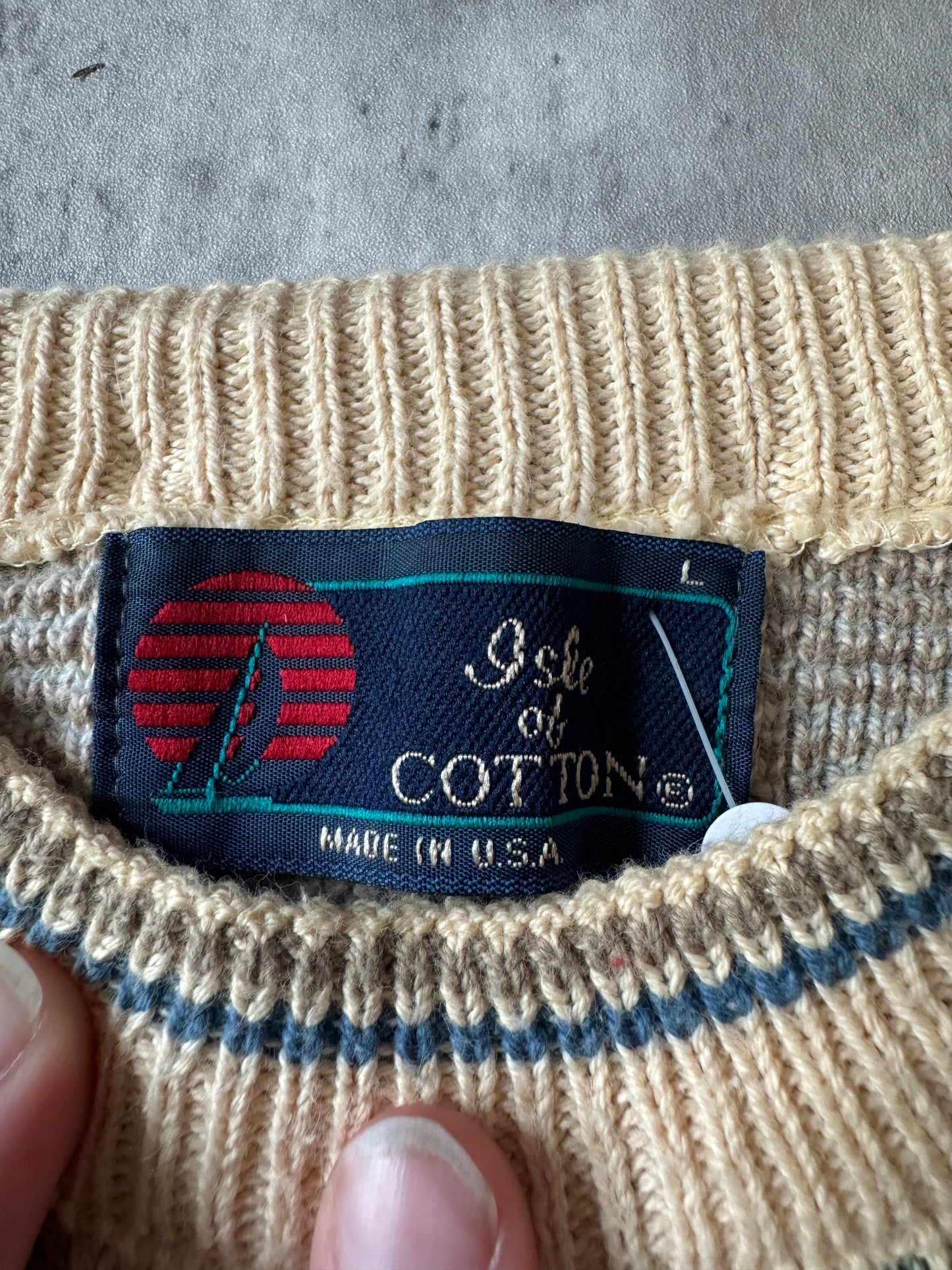 Vintage 90's Golf Sweater - L