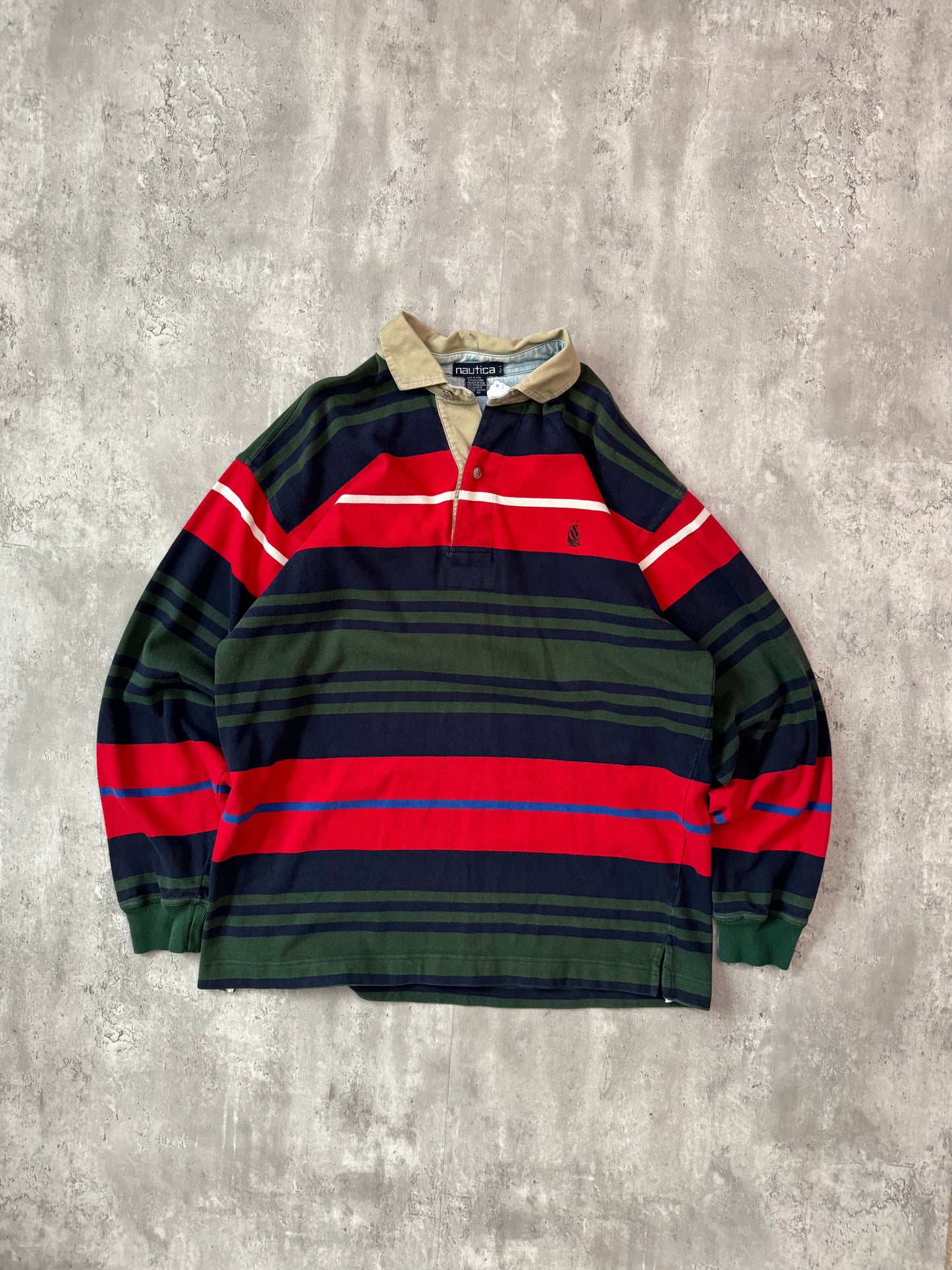 Vintage 90's LL Bean Rugby Shirt - L