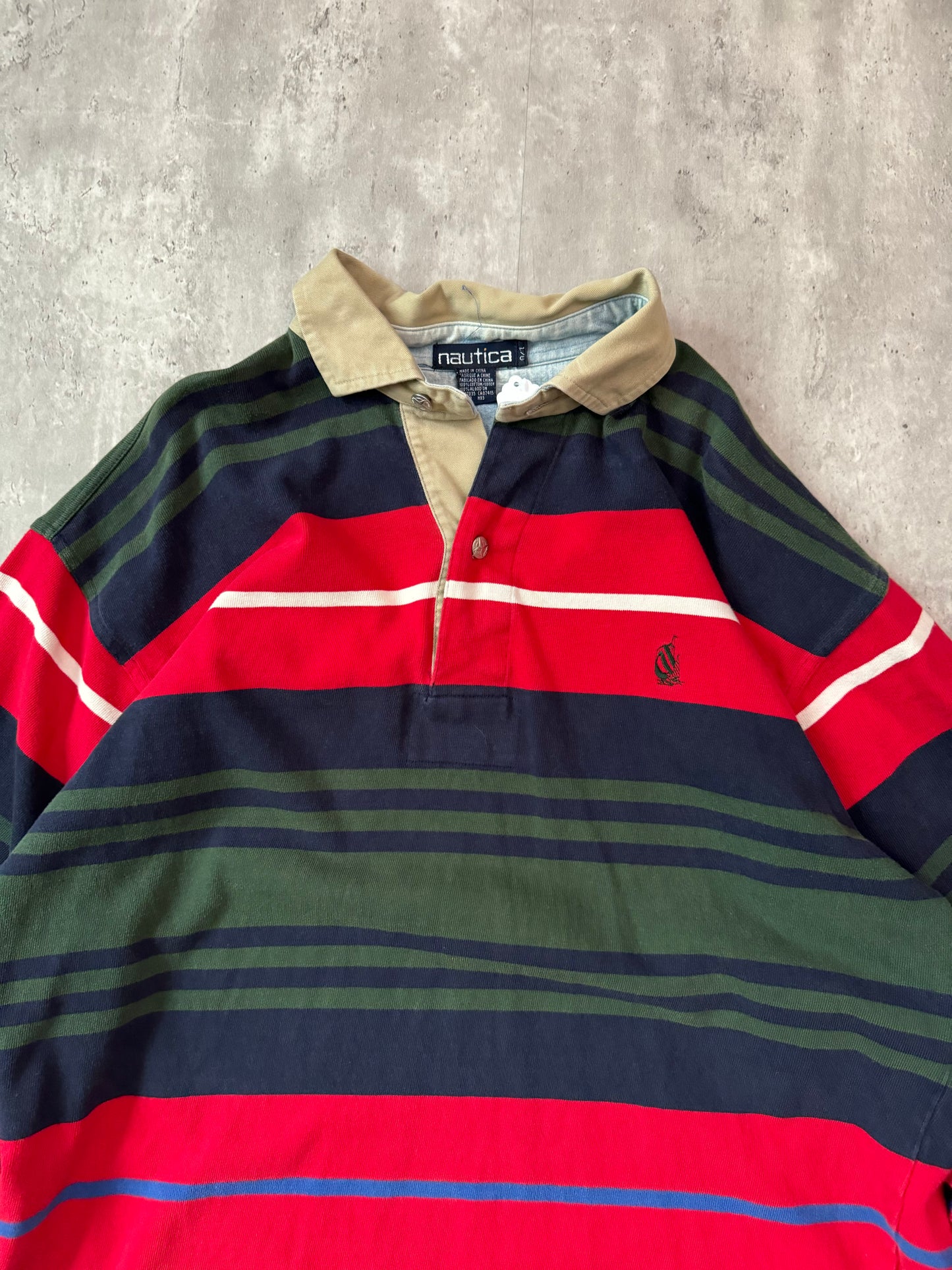 Vintage 90's LL Bean Rugby Shirt - L