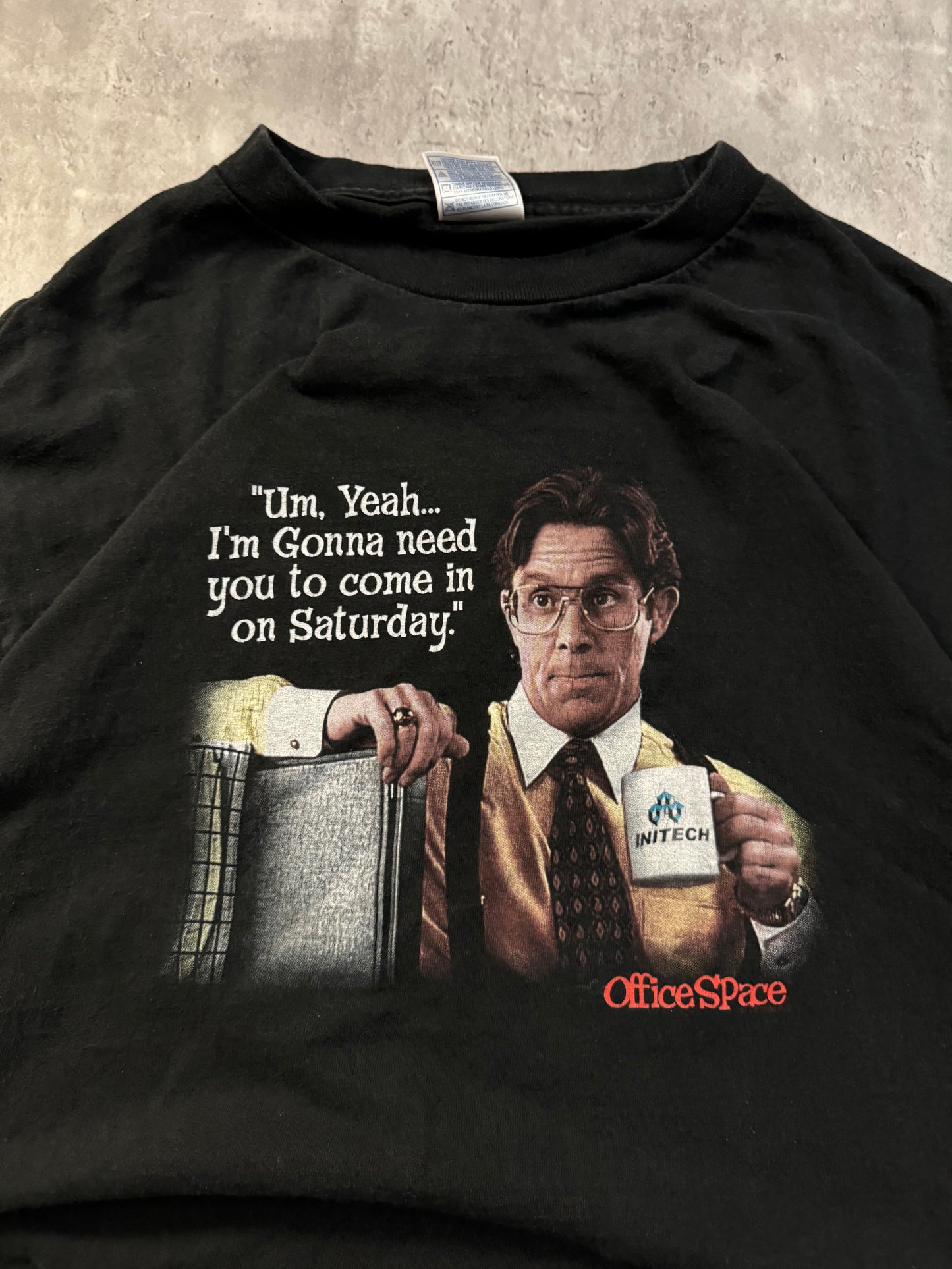 Vintage Office Space Movie T-shirt - L