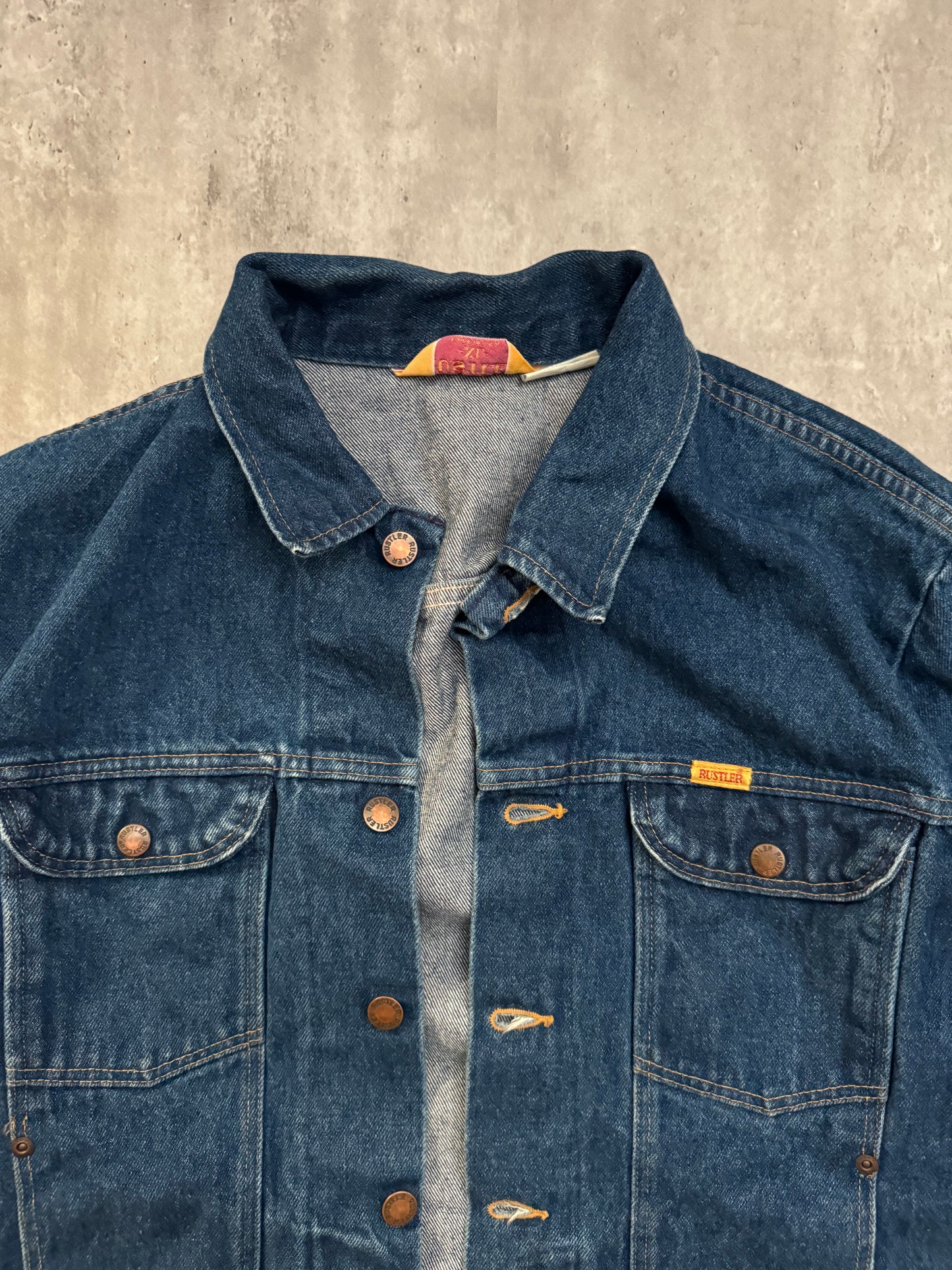 Vintage 80's/90's Rustler Denim Jacket - XL