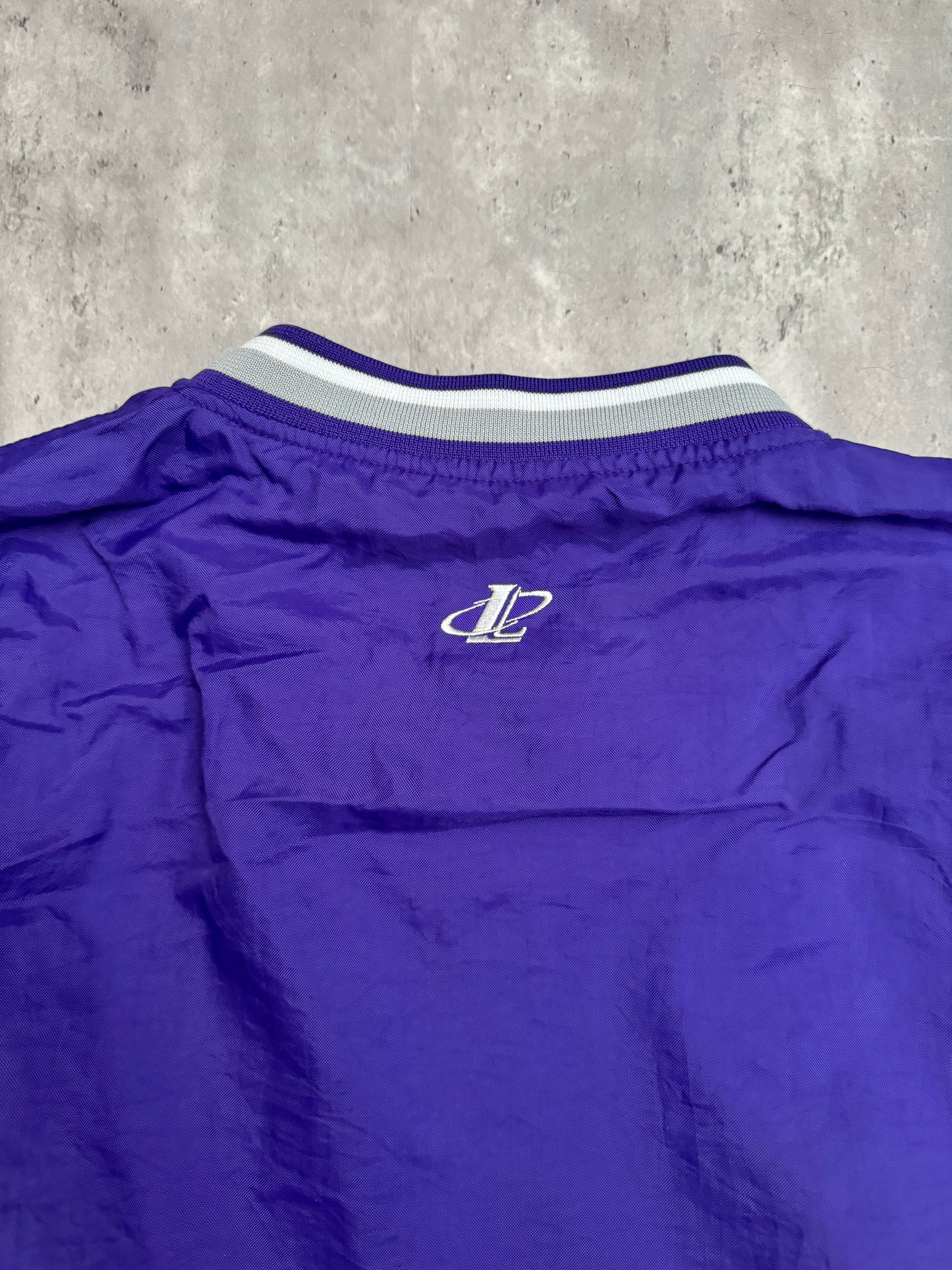 90's Kansas State Logo Athletic Windbreaker - XL