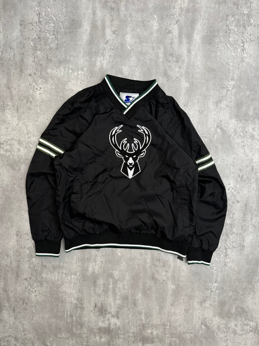 90's Milwaukee Bucks Windbreaker - L