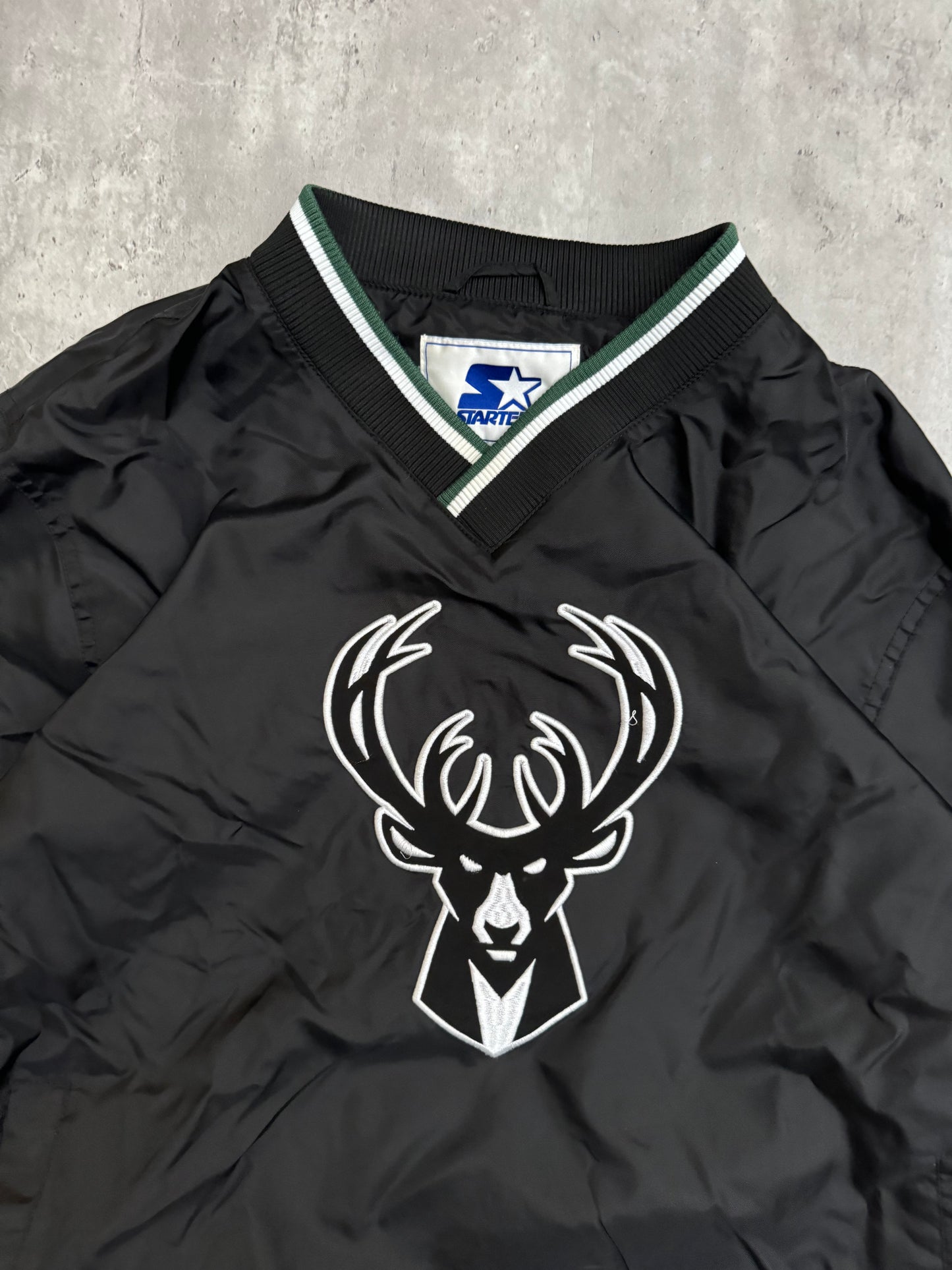 90's Milwaukee Bucks Windbreaker - L