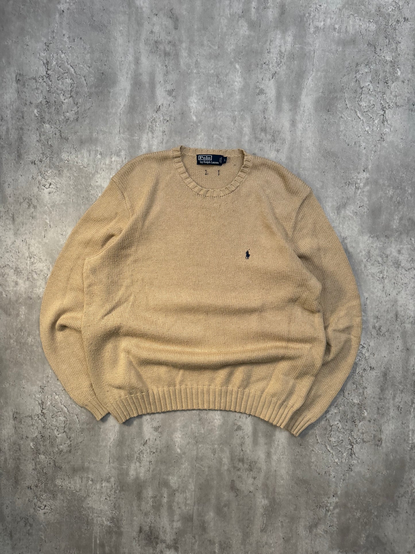 90's Polo Sweater - L