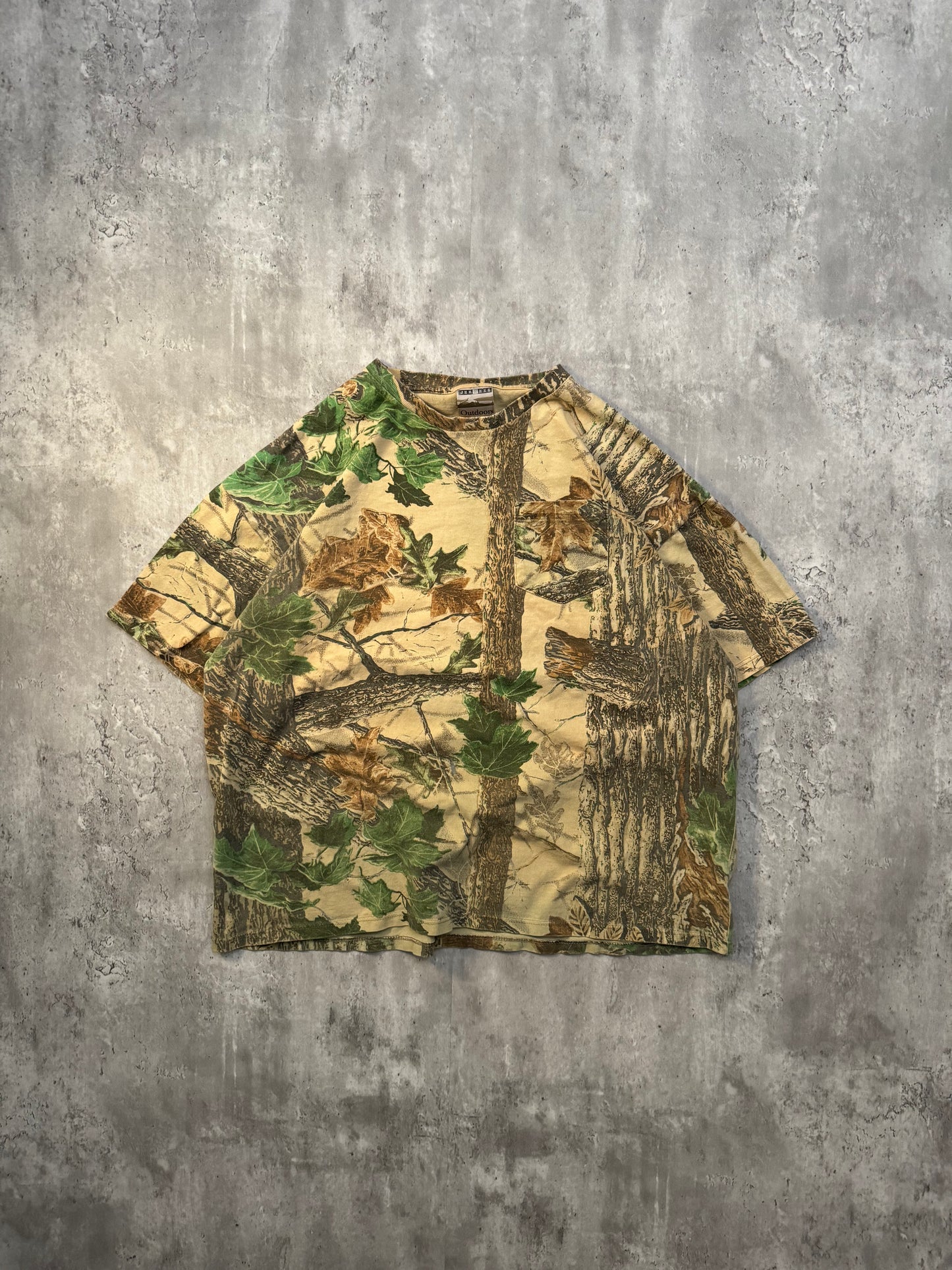 90's Camo T-shirt - XL