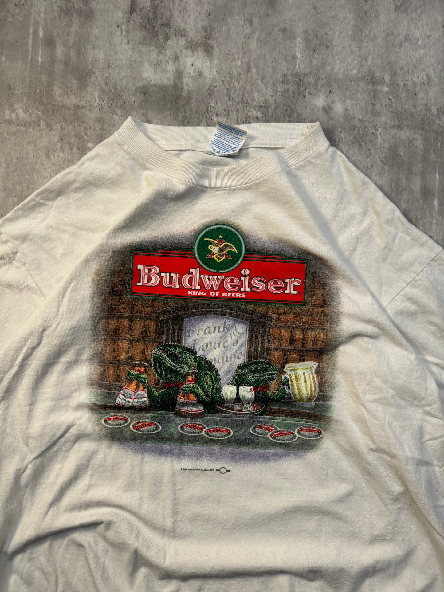 90's Budweiser Iguanas T-shirt - XL