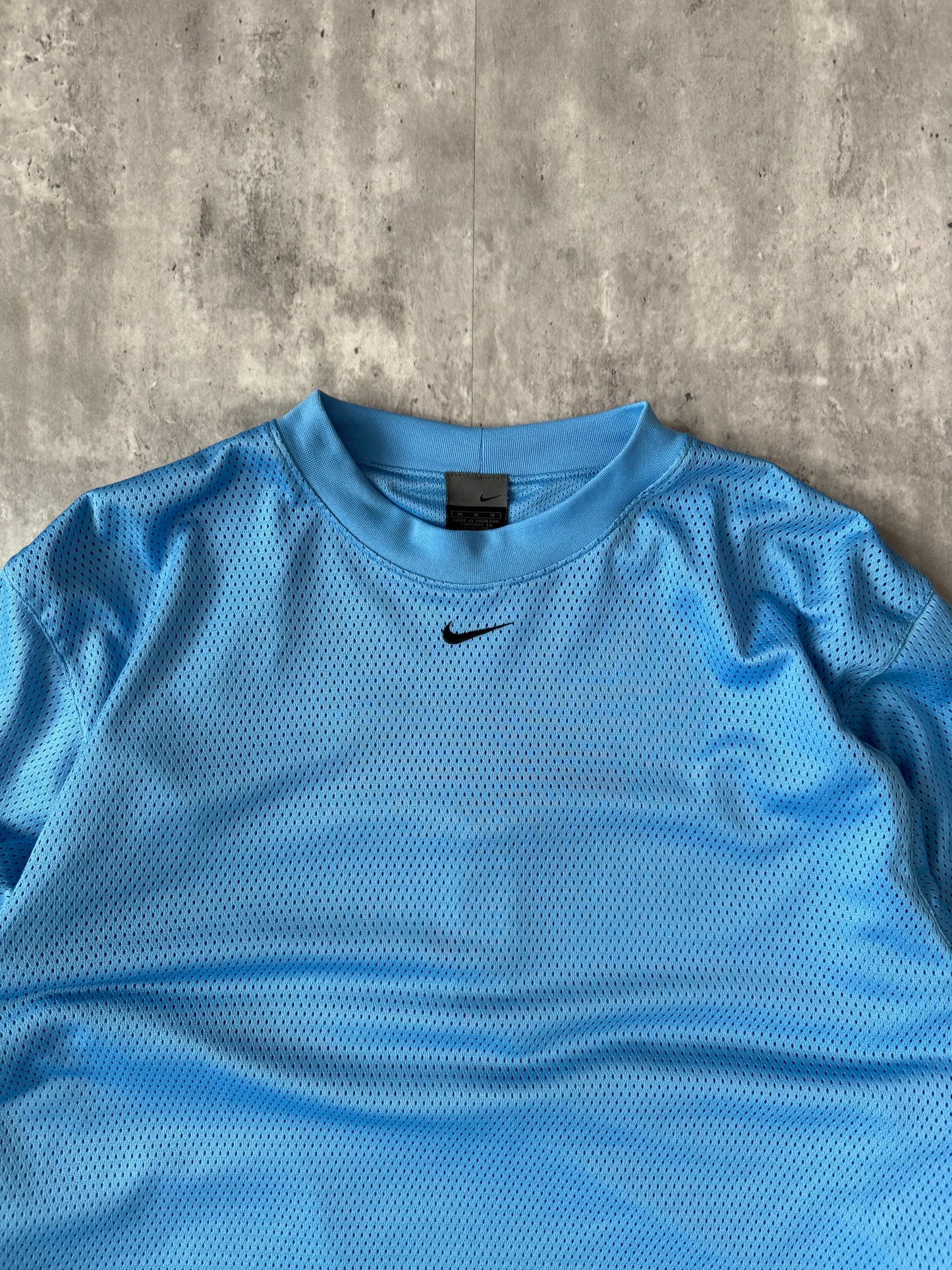 Y2K Nike Center Swoosh Athletic Long Sleeve - M