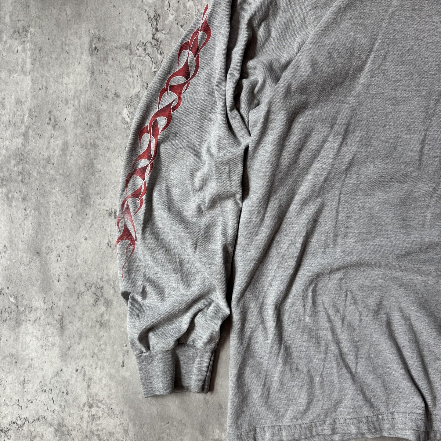 Harley-Davidson Flame Long Sleeve T-Shirt XX-Large Gray