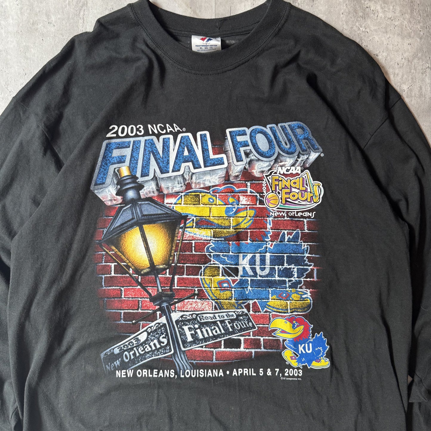 2003 NCAA Final Four New Orleans Black Long Sleeve T-Shirt