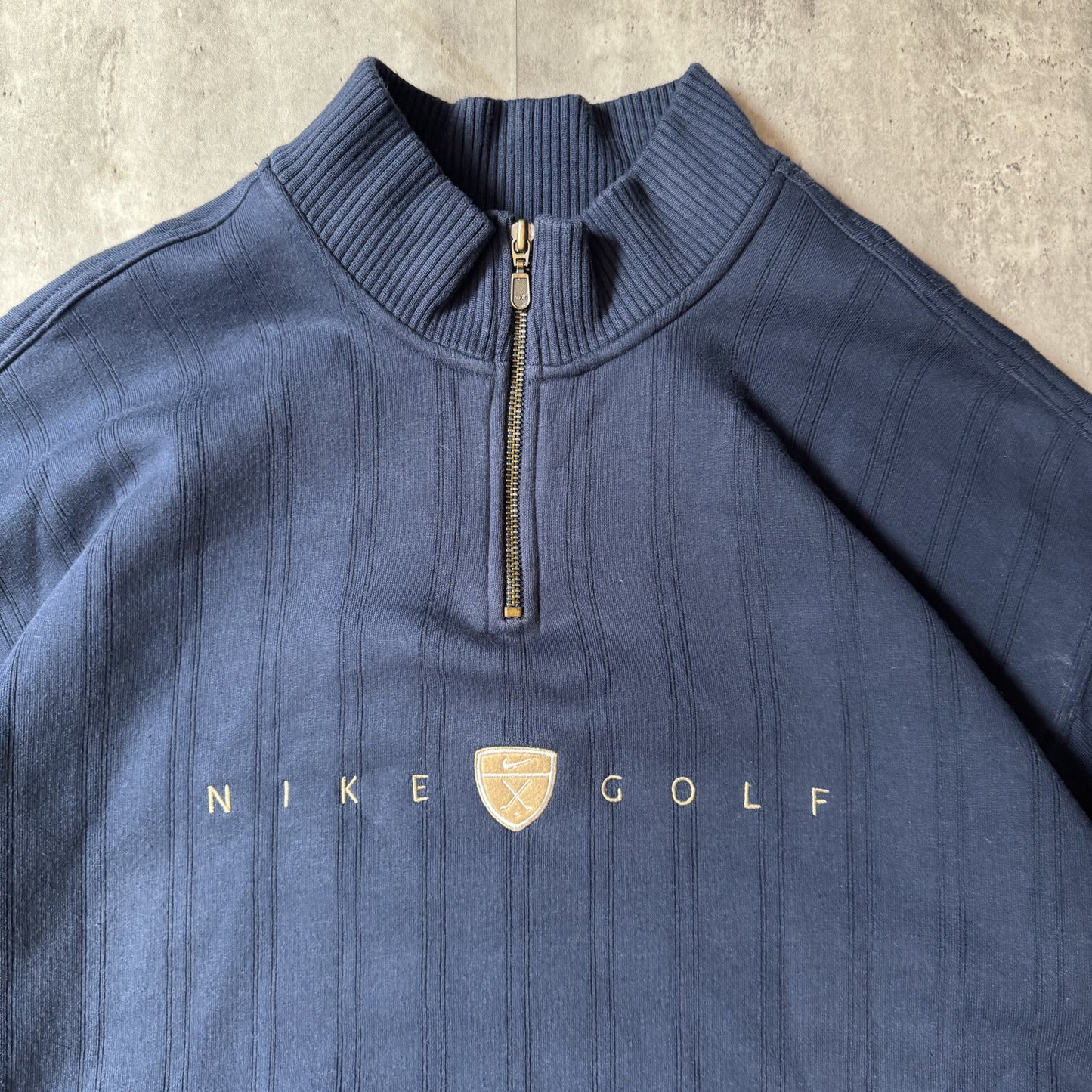Nike Fairway Fresh Golf Navy Half-Zip Pullover Sweater XXL